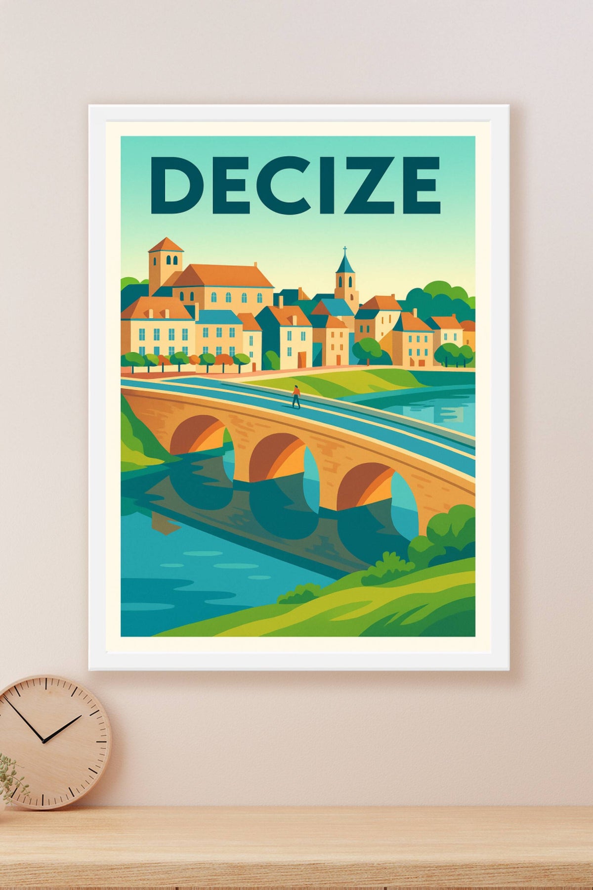 Affiche de Decize - Charme intemporel au bord de l'eau