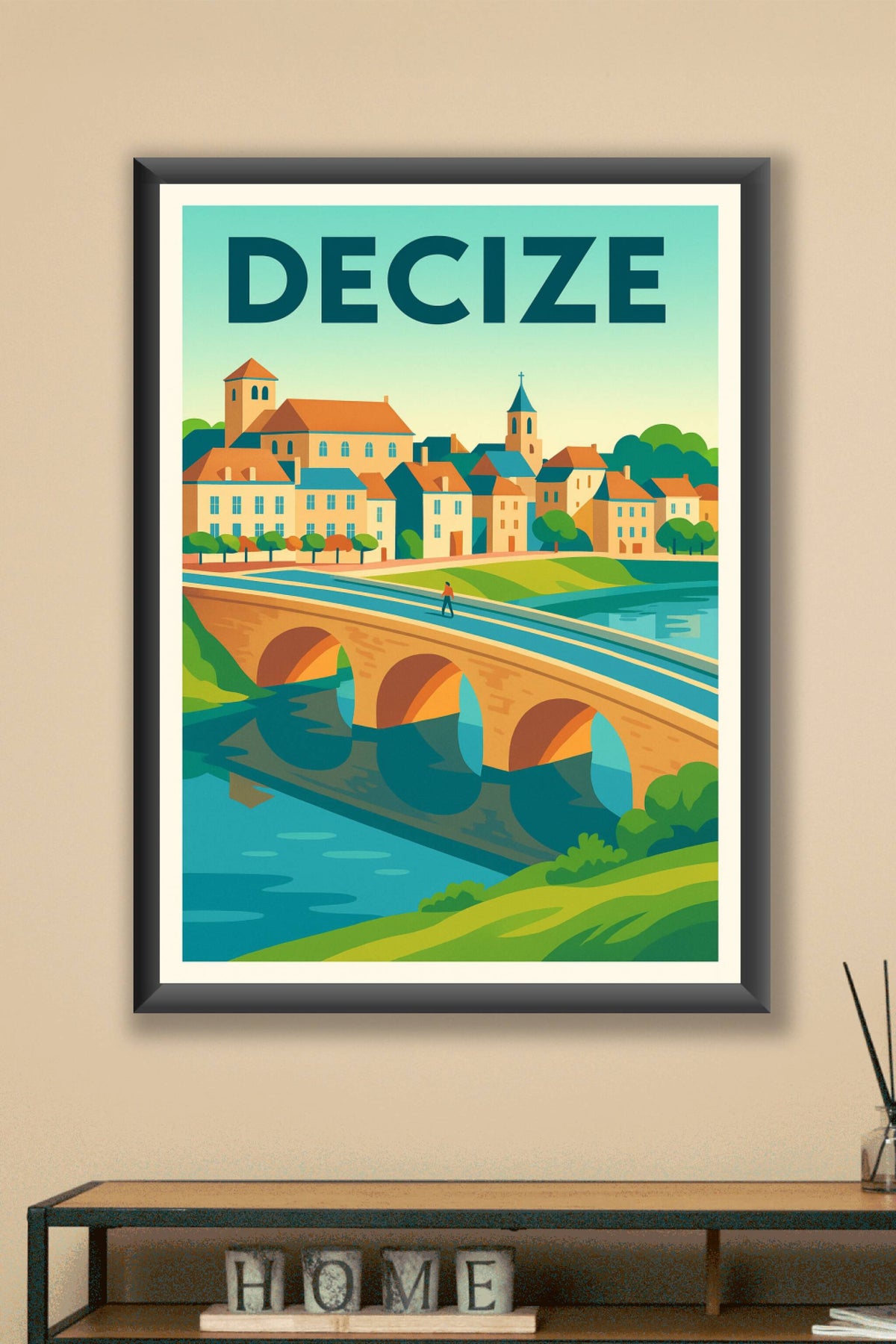 Affiche de Decize - Charme intemporel au bord de l'eau