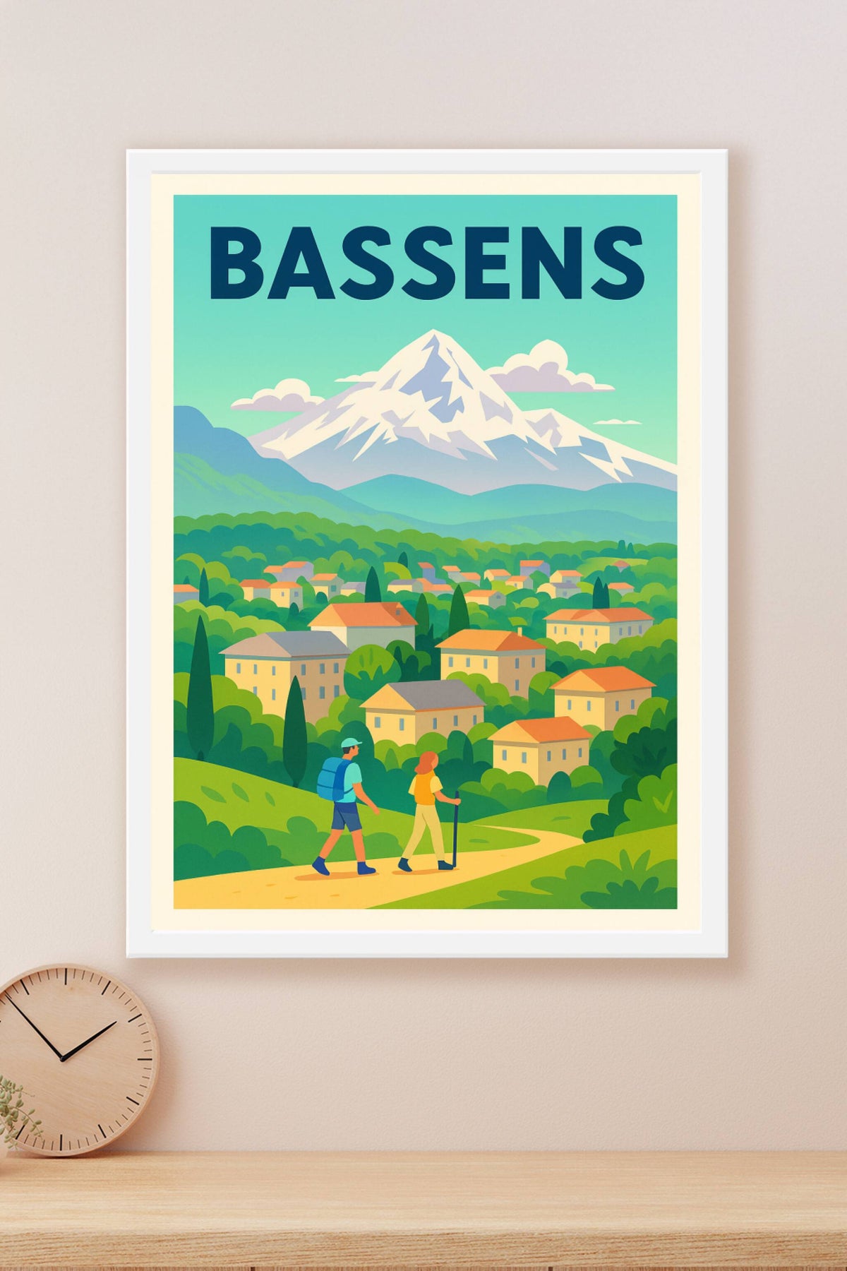 Affiche de Bassens - L'évasion entre nature et village pittoresque
