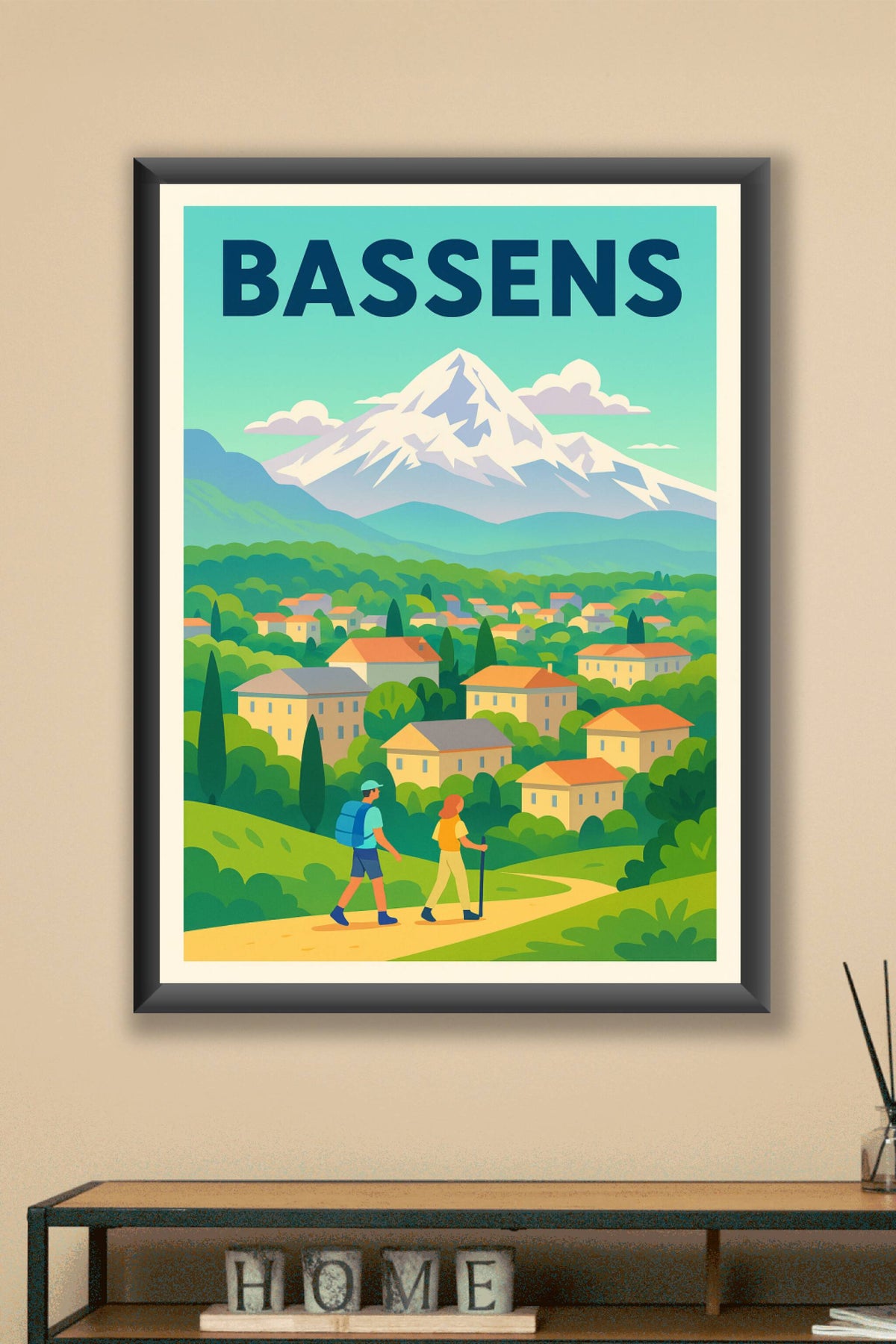 Affiche de Bassens - L'évasion entre nature et village pittoresque
