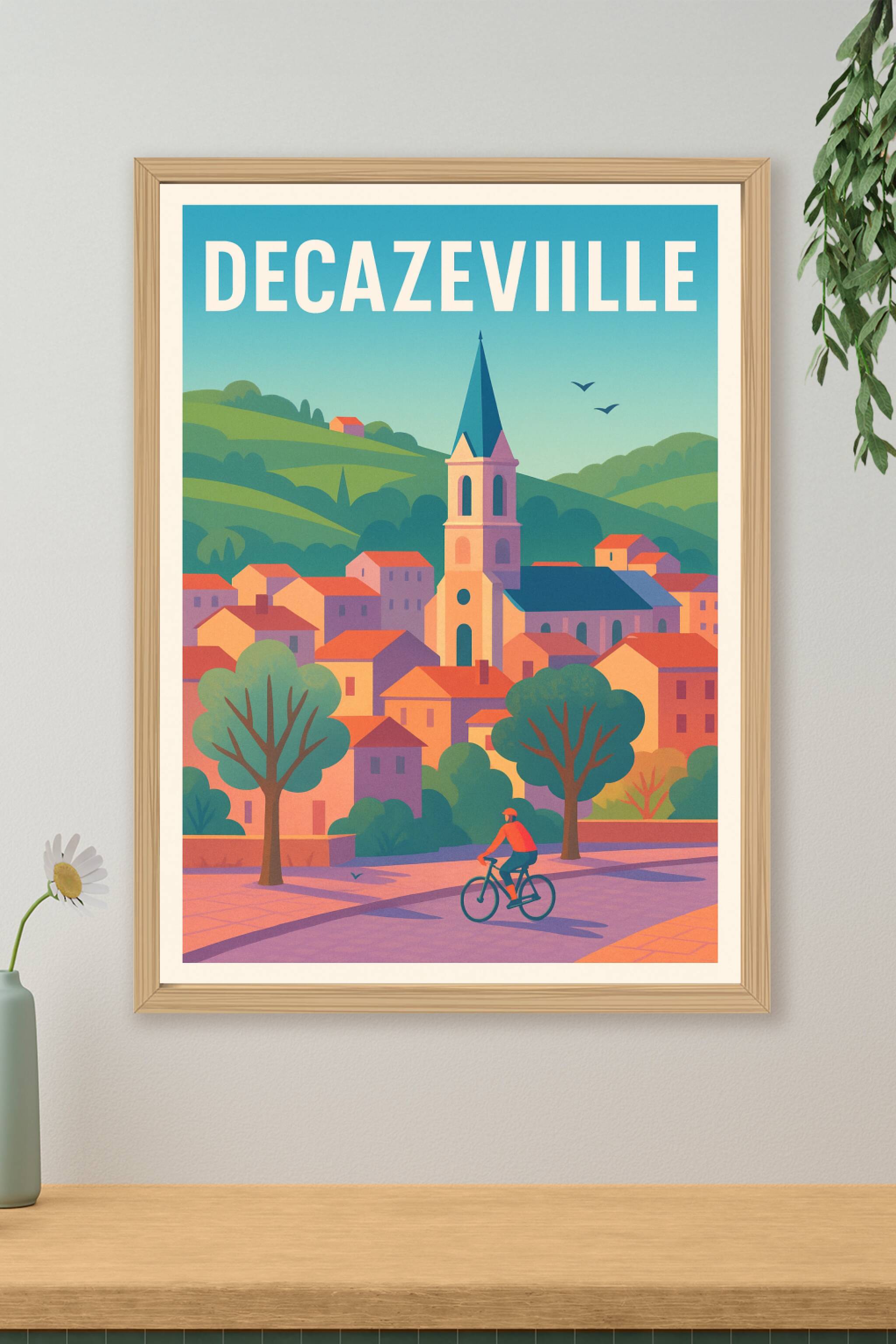 Affiche de Decazeville - Charme et sérénité au cœur du Sud-Ouest