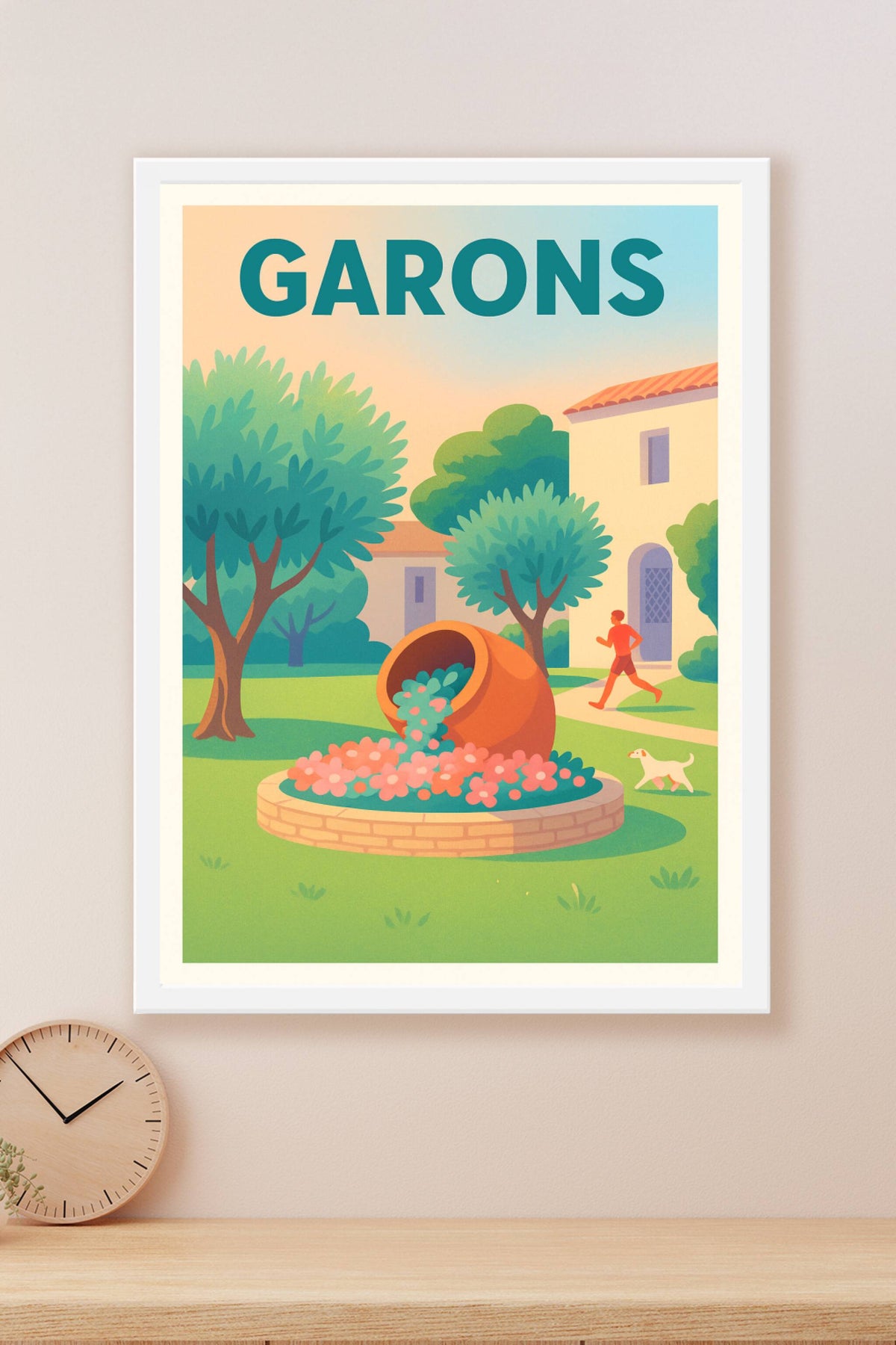 Affiche de Garons - Charme paisible et nature en Provence