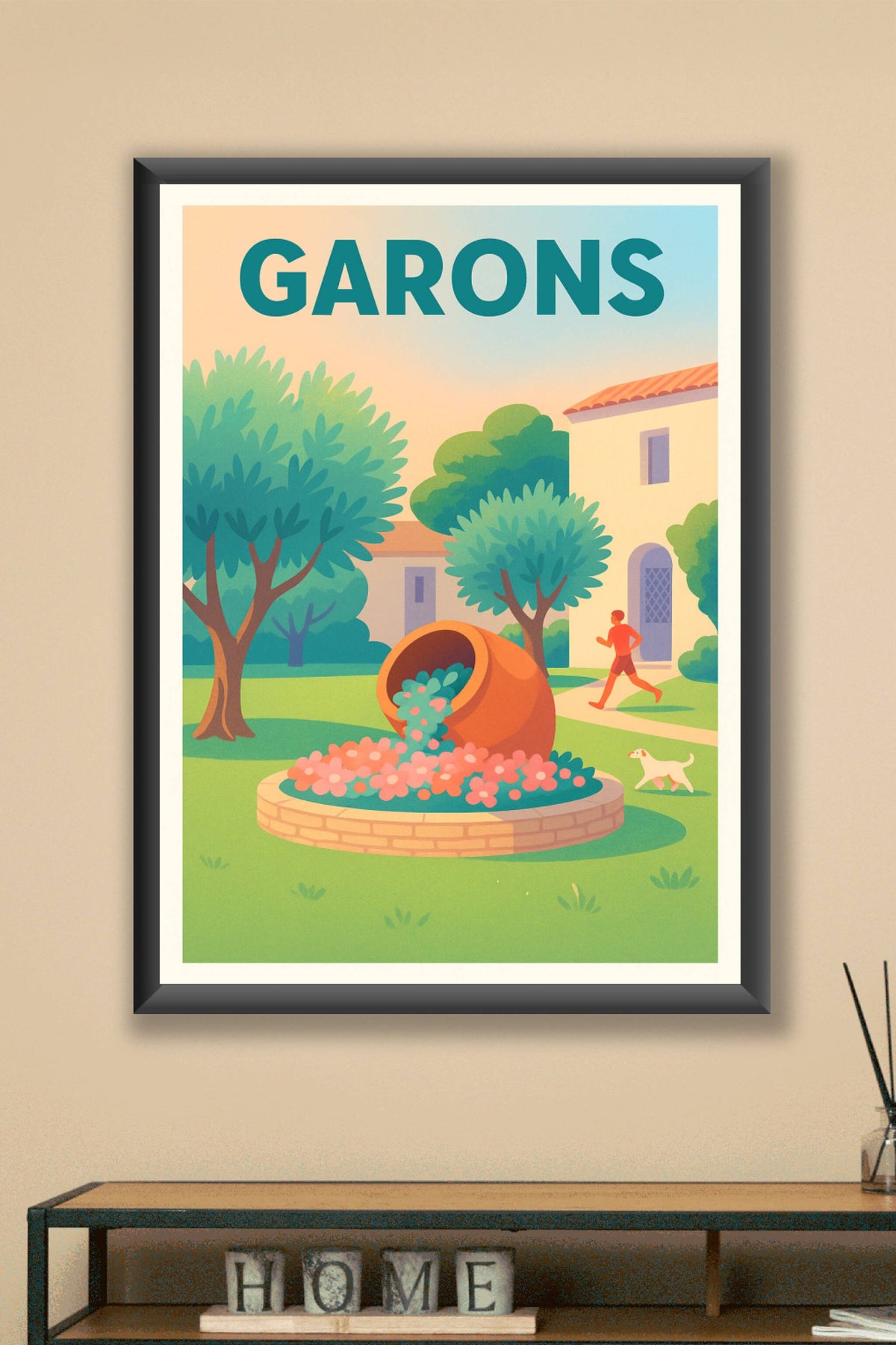 Affiche de Garons - Charme paisible et nature en Provence