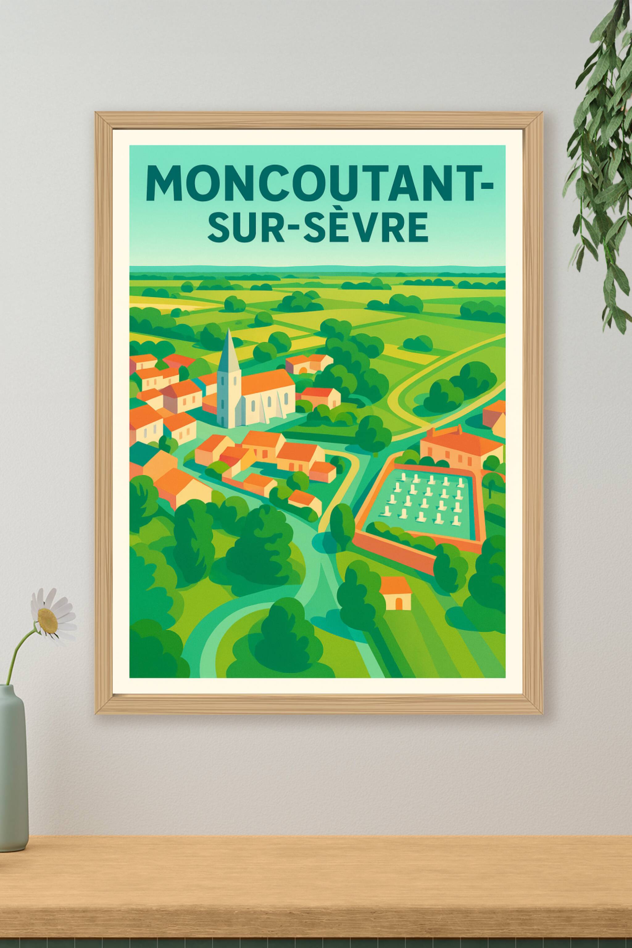 Affiche de Moncoutant-sur-Sèvre - Charme et Sérénité au cœur de la campagne