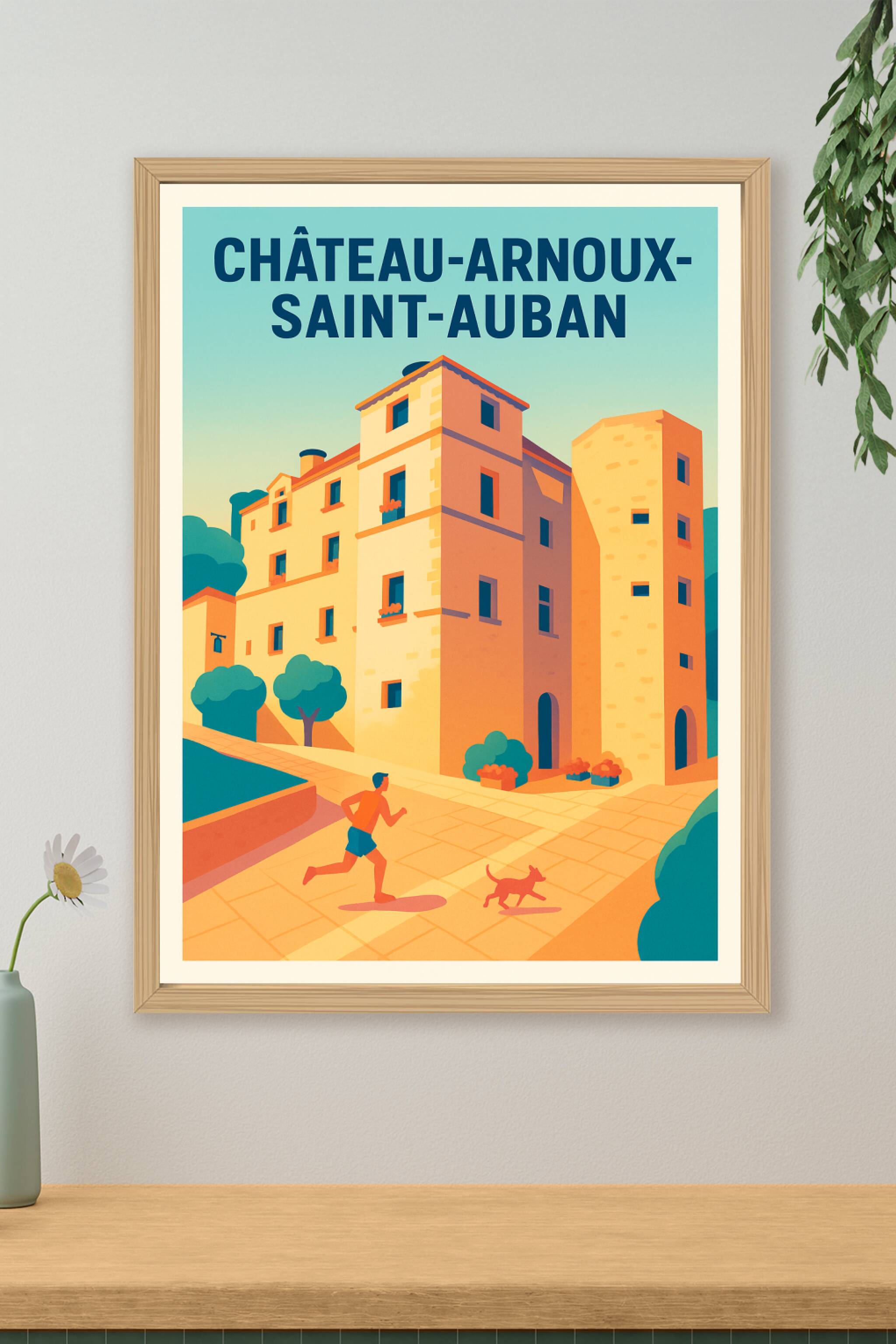 Affiche de Château-Arnoux-Saint-Auban - Un coin de sérénité provençale