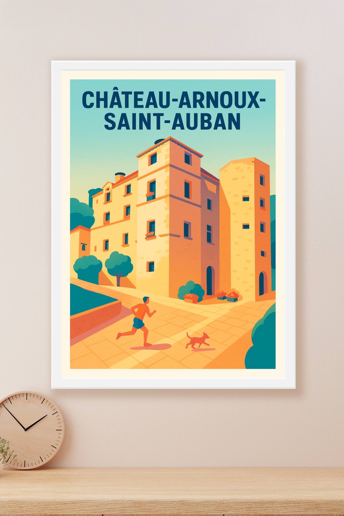 Affiche de Château-Arnoux-Saint-Auban - Un coin de sérénité provençale
