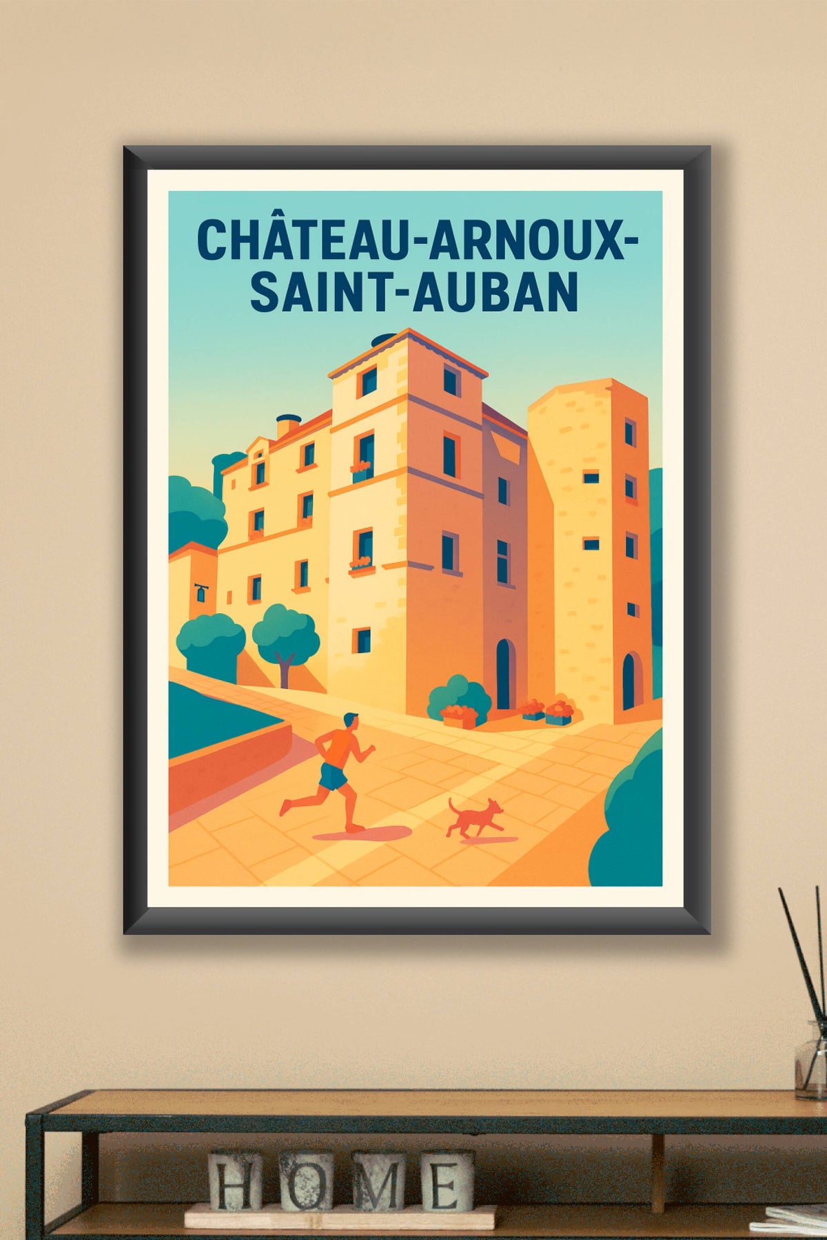 Affiche de Château-Arnoux-Saint-Auban - Un coin de sérénité provençale