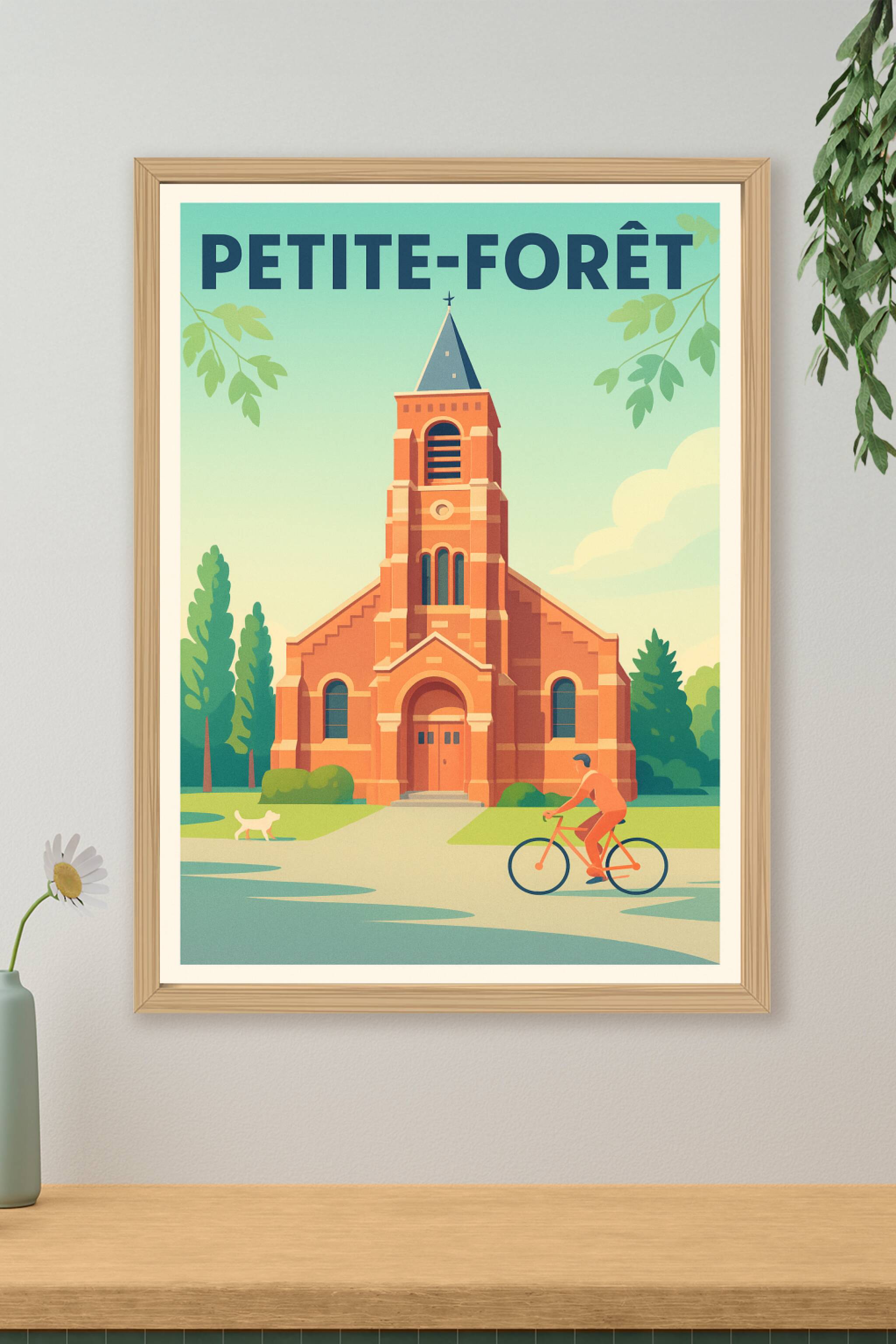 Affiche de Petite-Forêt - L'élégance tranquille d'un patrimoine local
