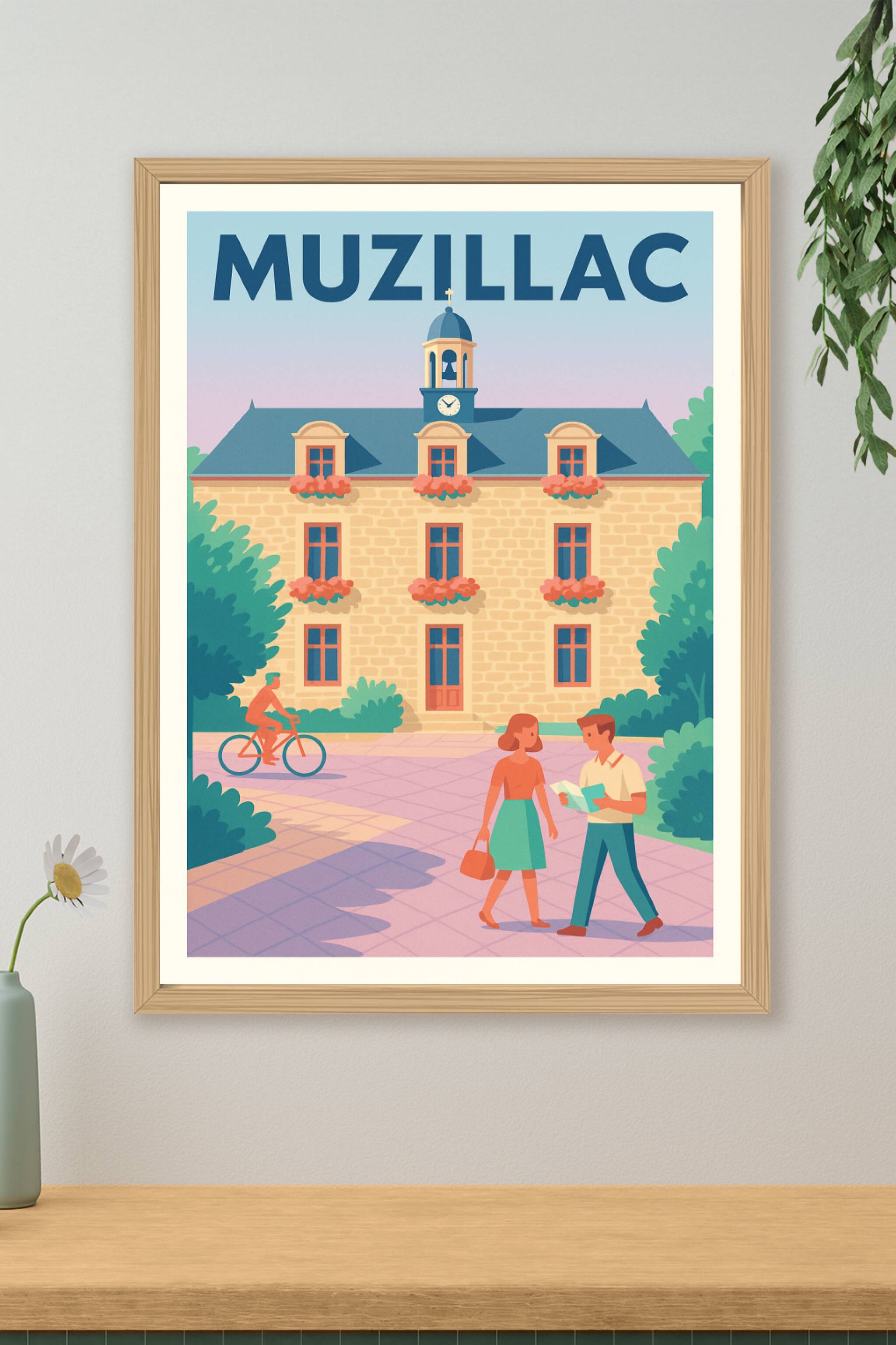 Affiche de Muzillac - Charme et douceur au cœur de la Bretagne