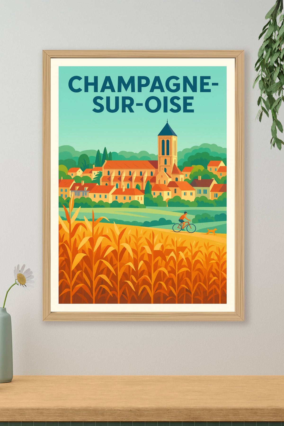 Affiche de Champagne-sur-Oise - Charme bucolique et douceur de vivre