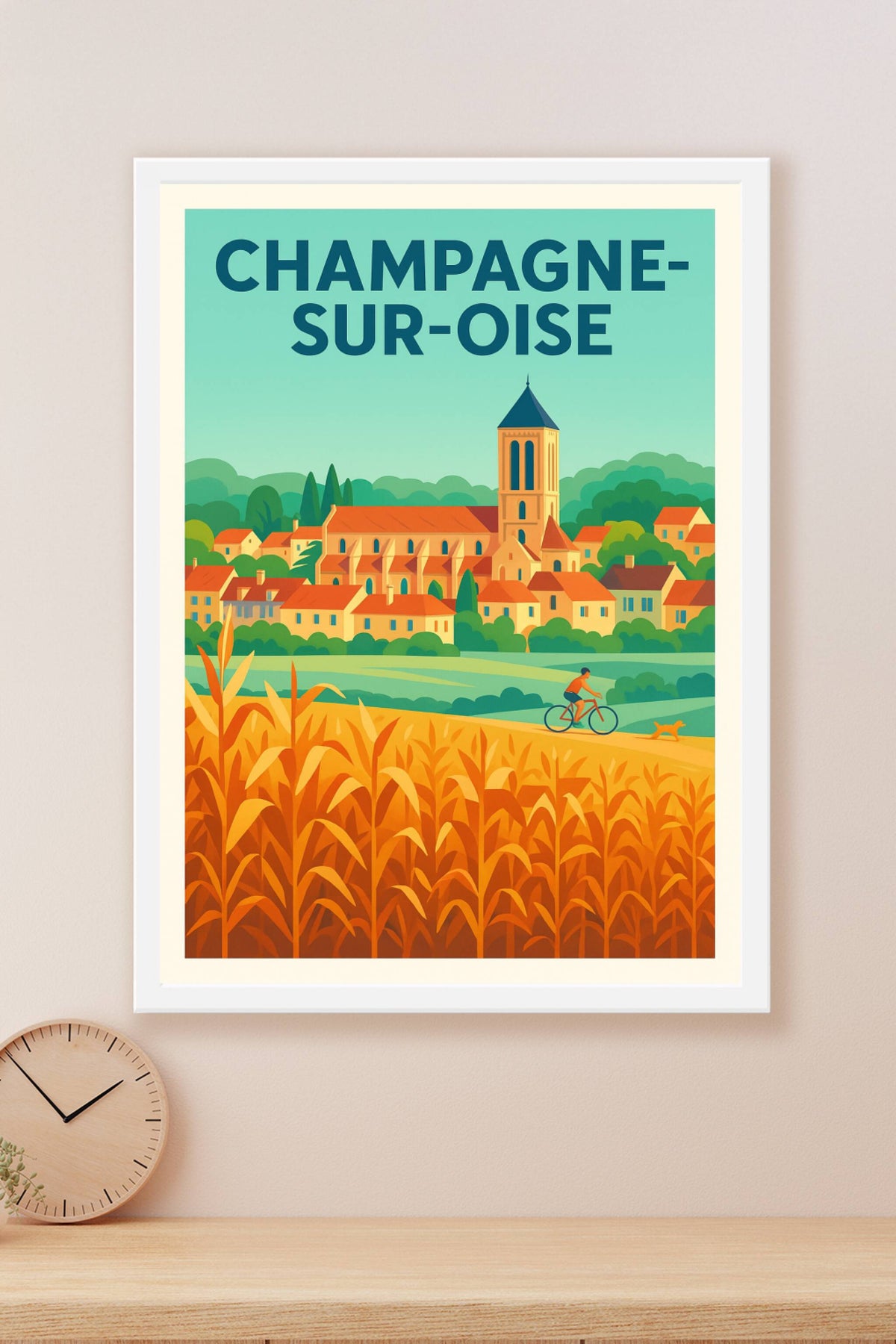 Affiche de Champagne-sur-Oise - Charme bucolique et douceur de vivre