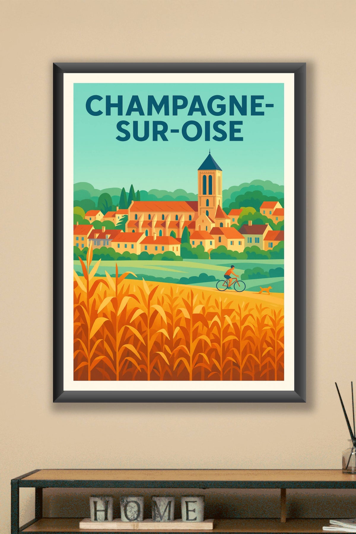 Affiche de Champagne-sur-Oise - Charme bucolique et douceur de vivre