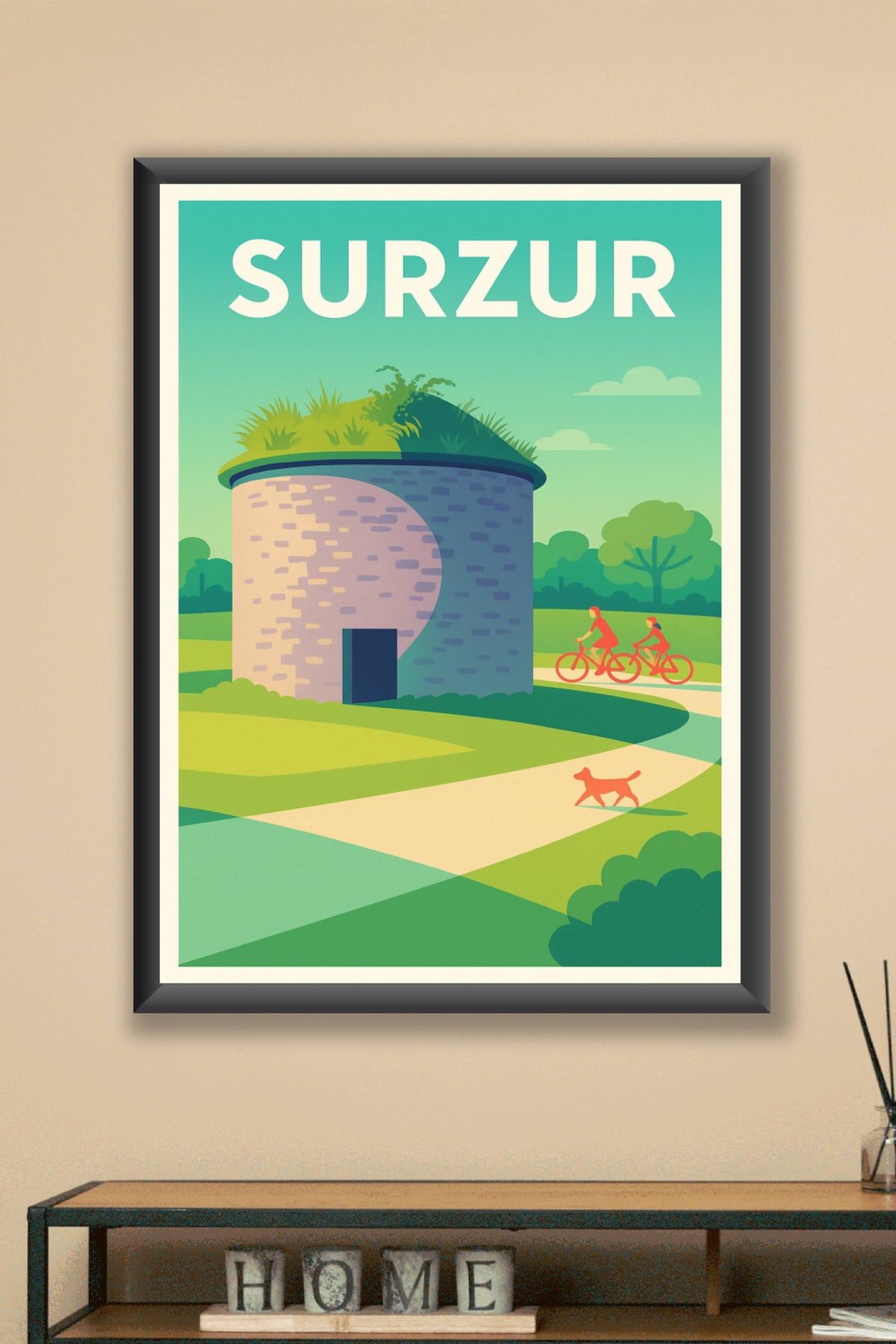 Affiche de Surzur - Une escapade bucolique à vélo