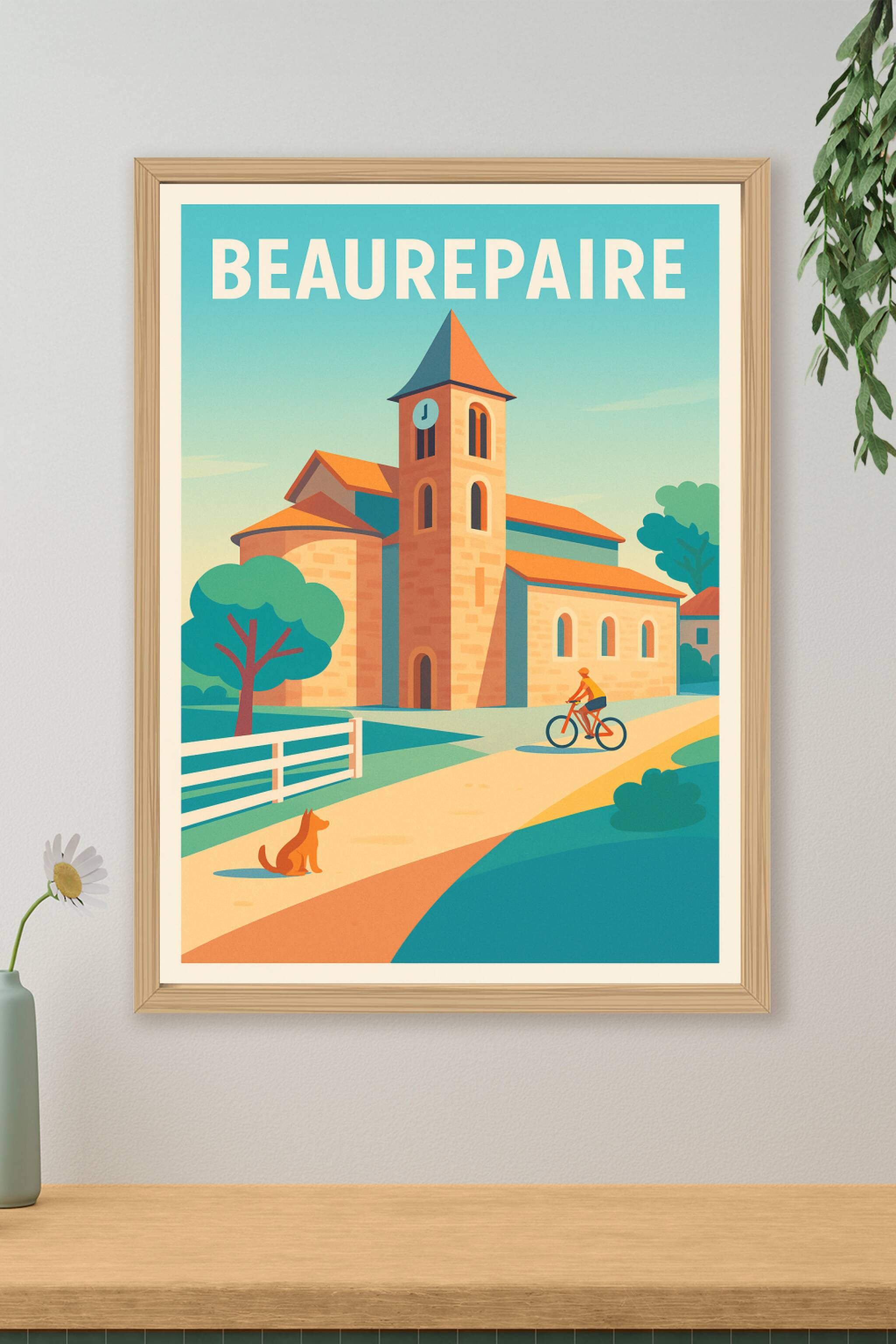 Affiche de Beaurepaire - Charme campagnard et douceur de vivre
