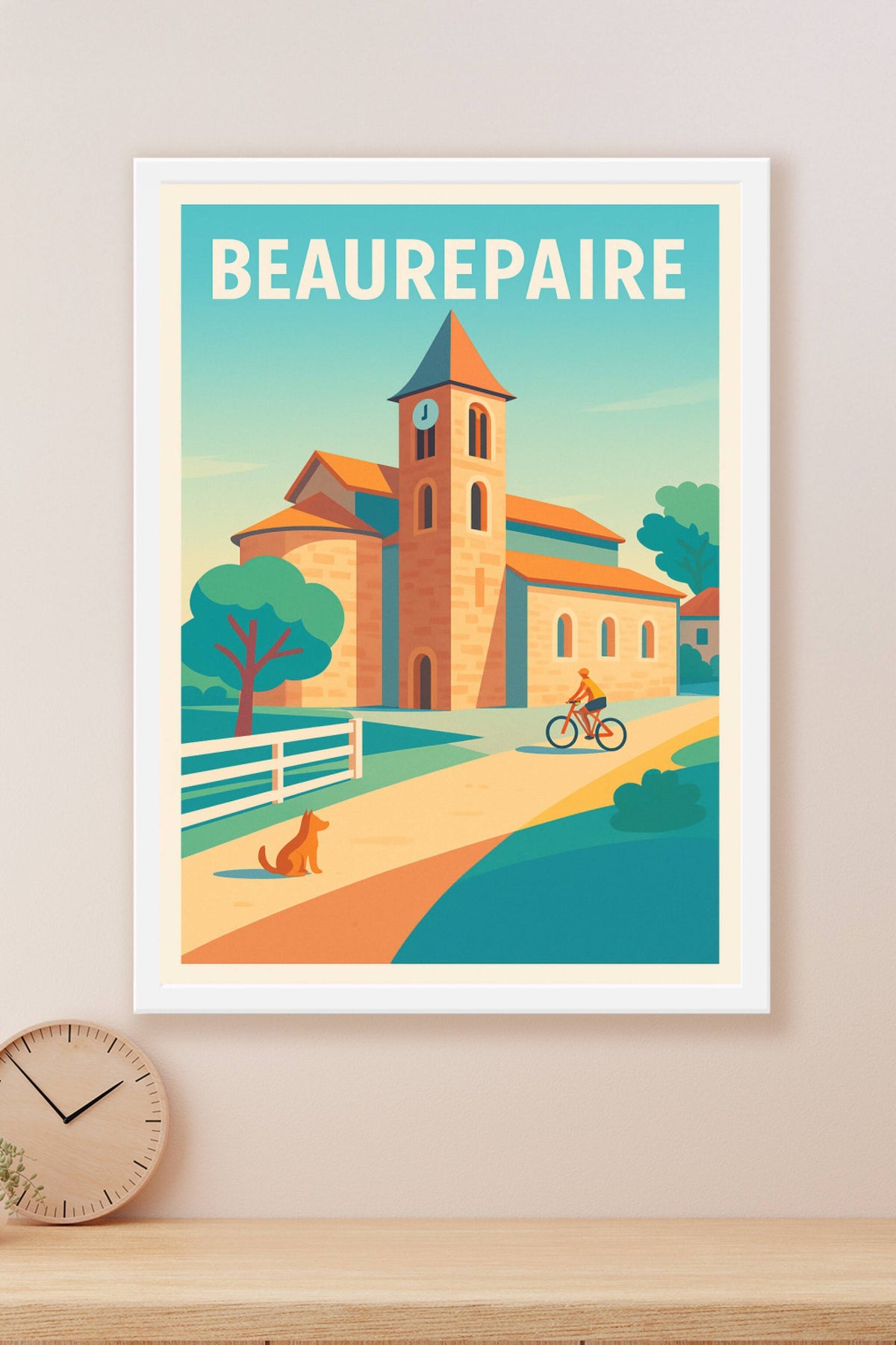 Affiche de Beaurepaire - Charme campagnard et douceur de vivre