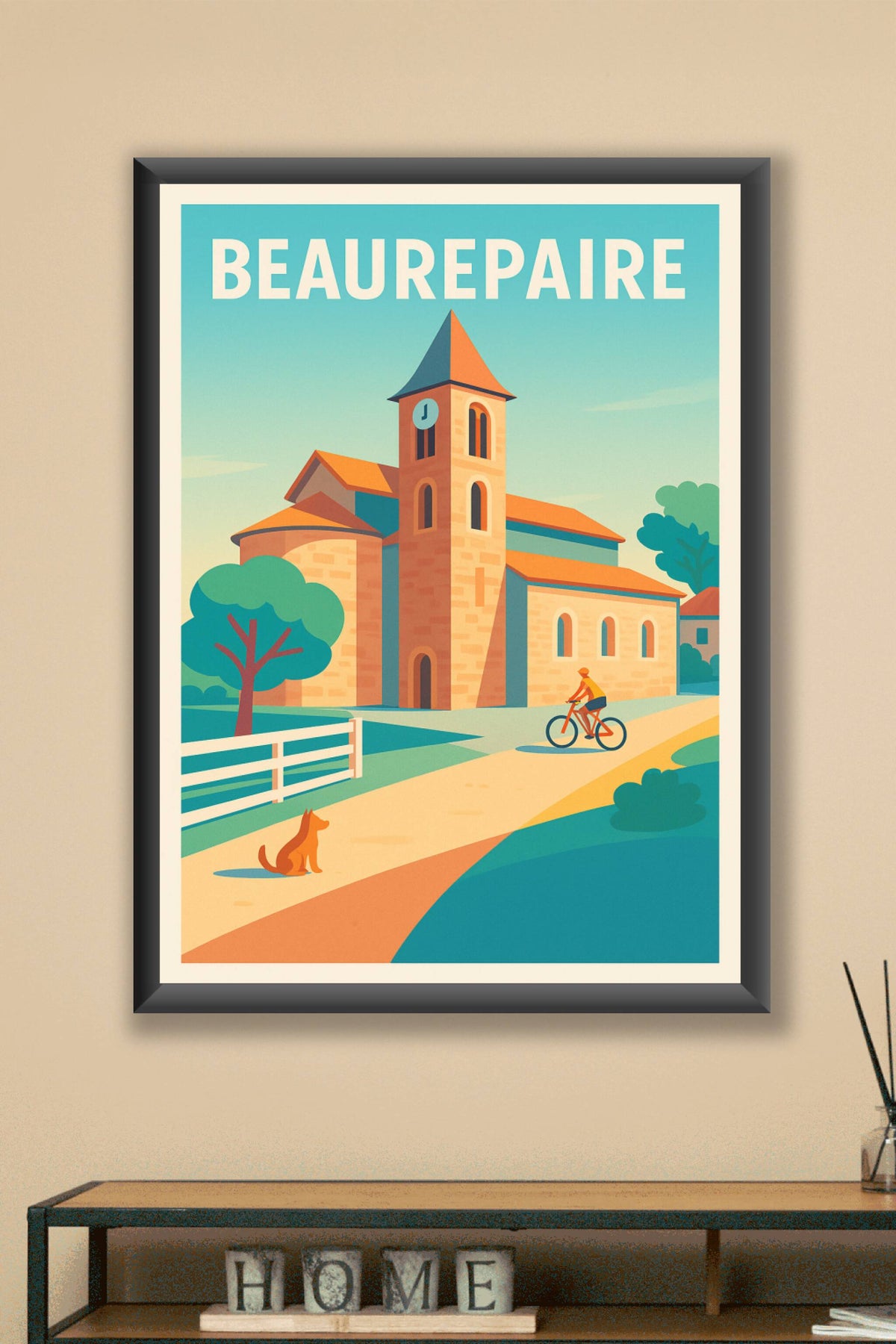Affiche de Beaurepaire - Charme campagnard et douceur de vivre