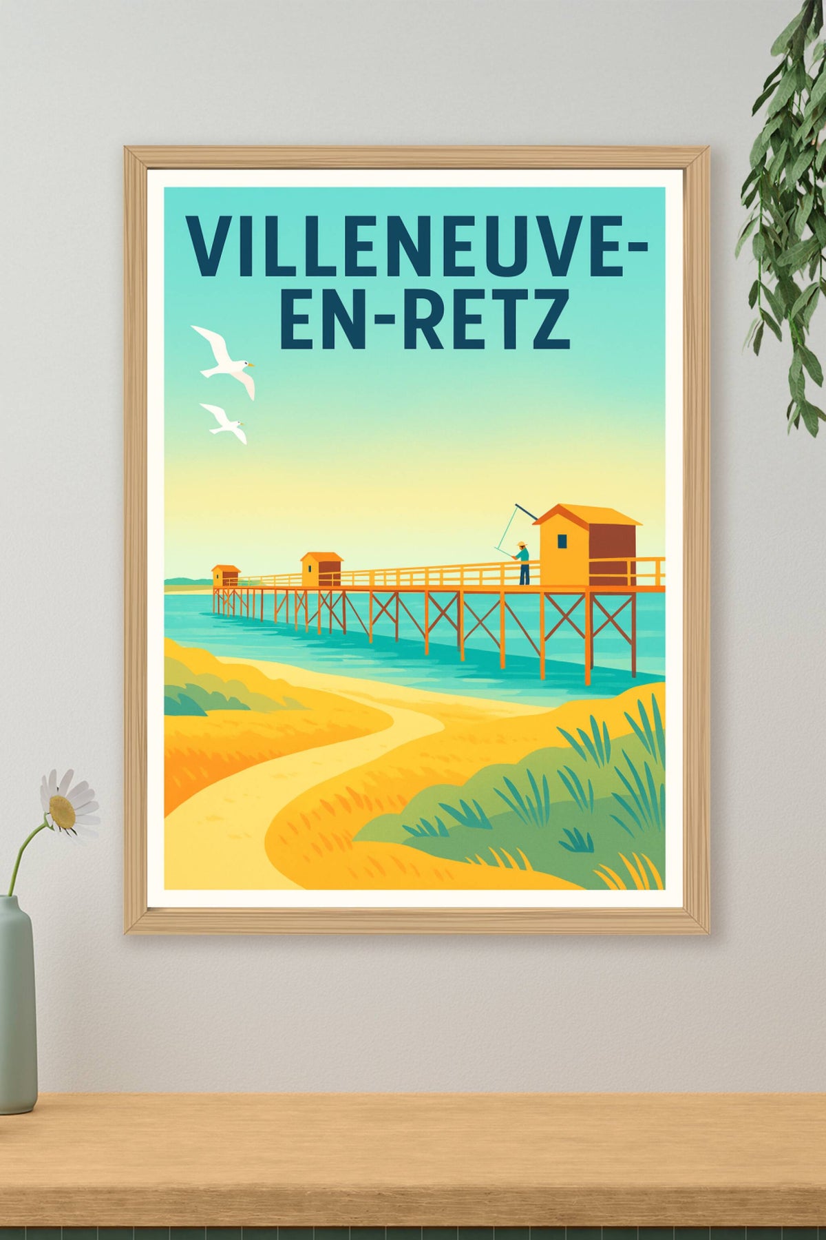 Affiche de Villeneuve-en-Retz - Escapade au bord de l’océan