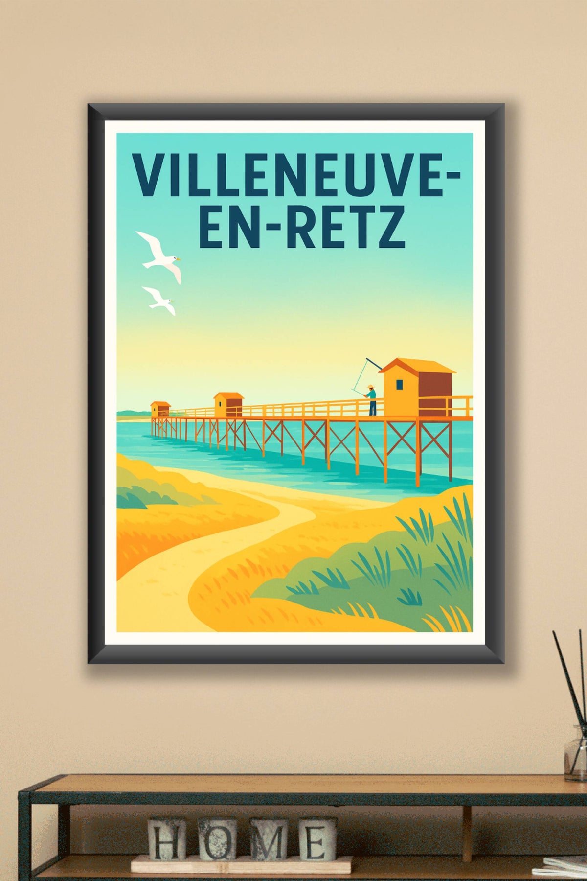 Affiche de Villeneuve-en-Retz - Escapade au bord de l’océan