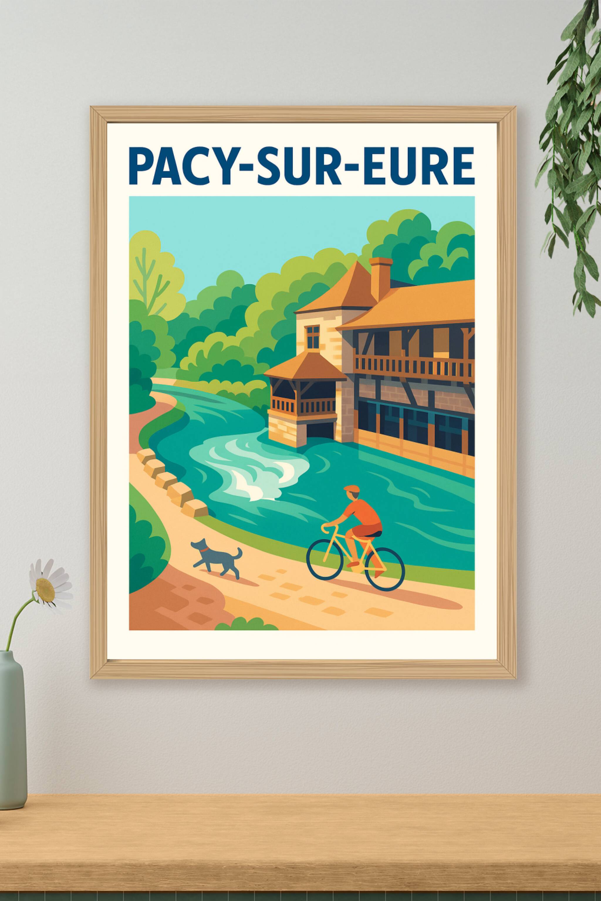 Affiche de Pacy-sur-Eure - Charme bucolique au fil de l'eau