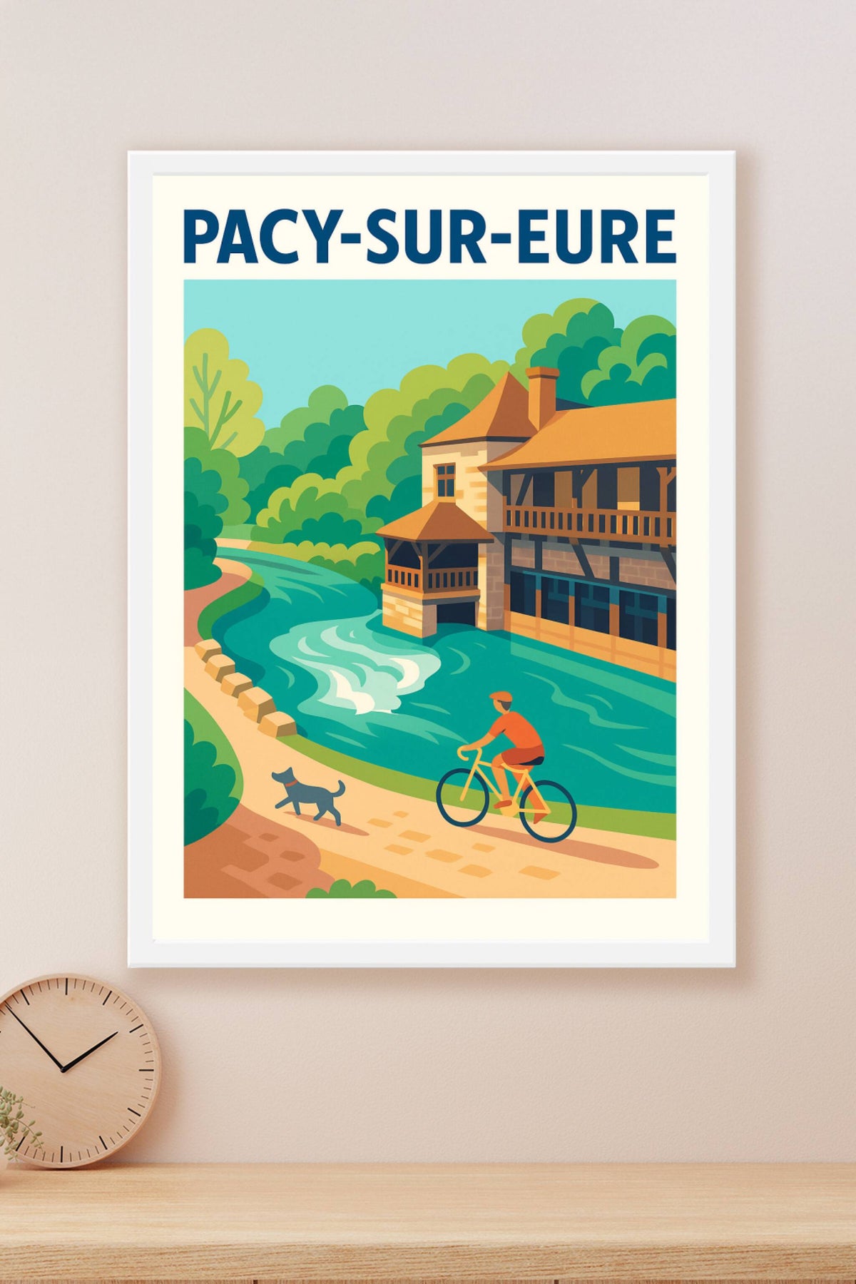 Affiche de Pacy-sur-Eure - Charme bucolique au fil de l'eau