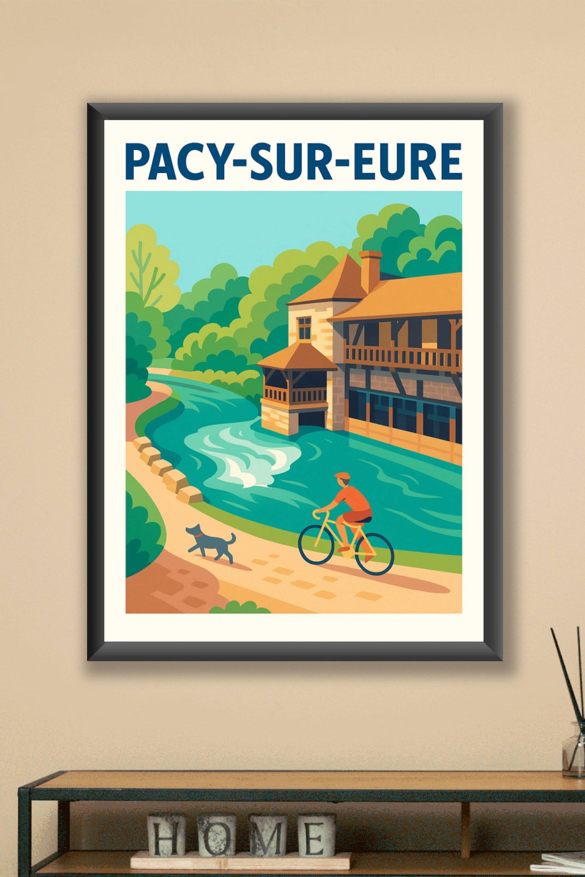 Affiche de Pacy-sur-Eure - Charme bucolique au fil de l'eau