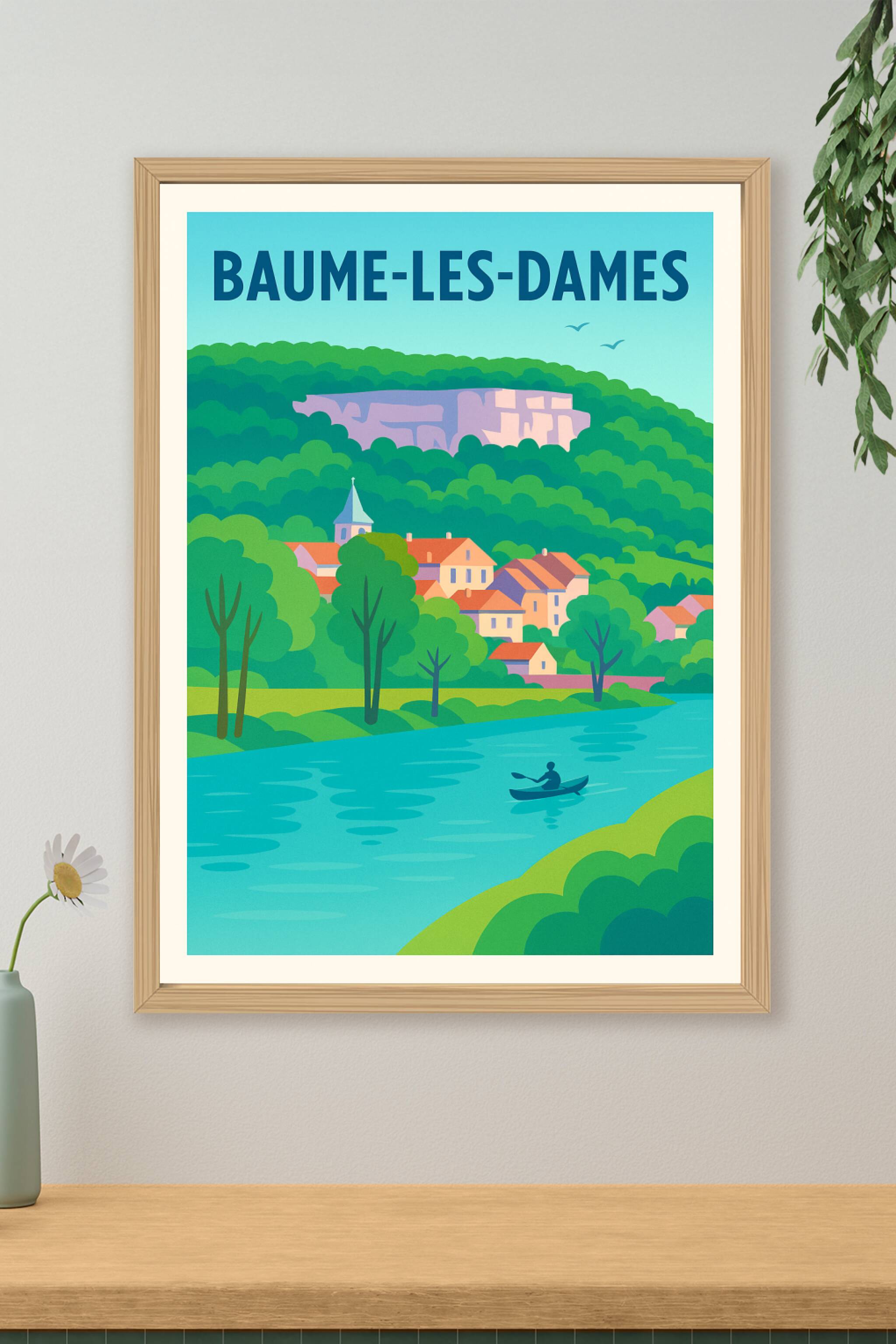 Affiche de Baume-les-Dames - Charme et quiétude en pleine nature