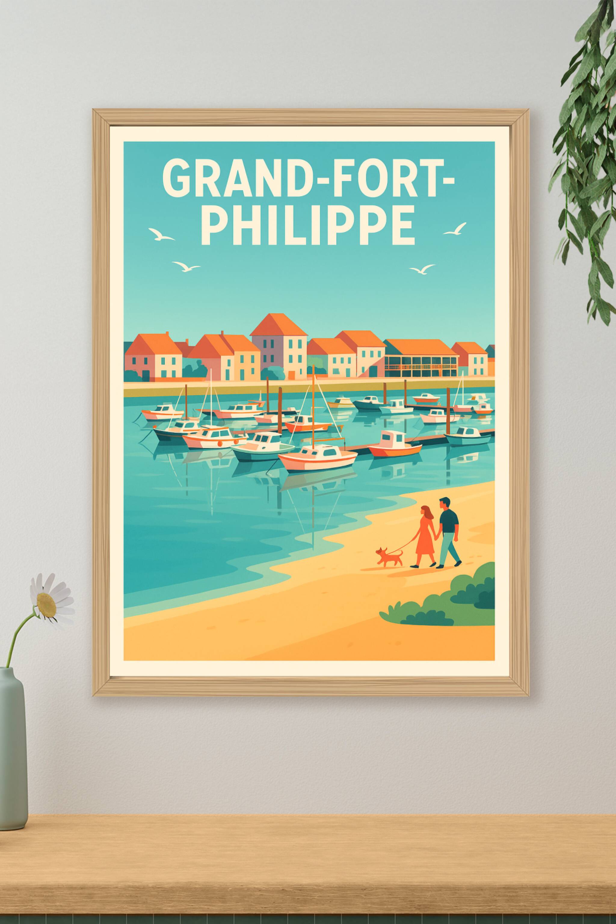 Affiche de Grand-Fort-Philippe - Charme balnéaire et douceur de vivre