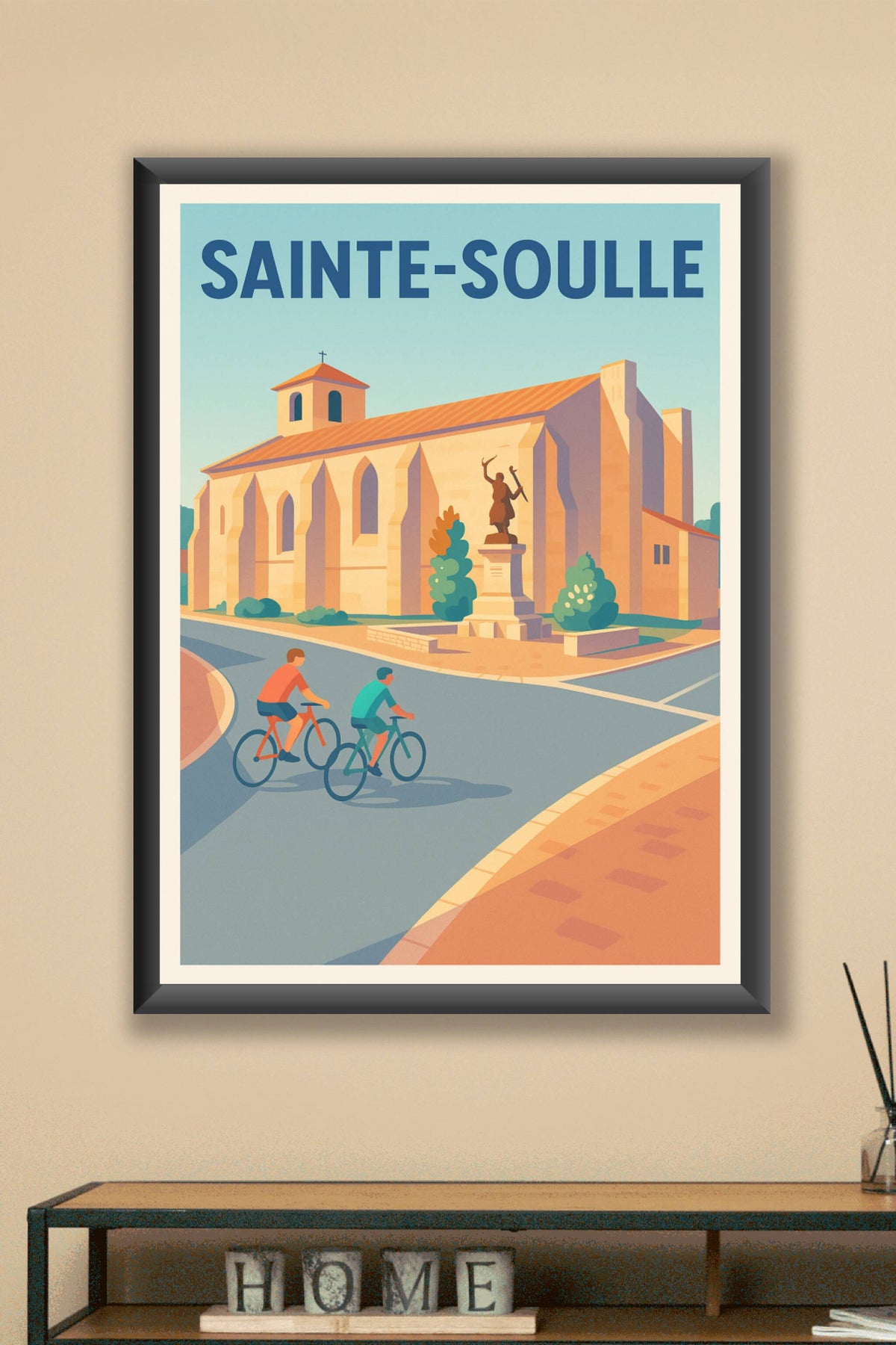 Affiche de Sainte-Soulle - Charme et douceur à vélo