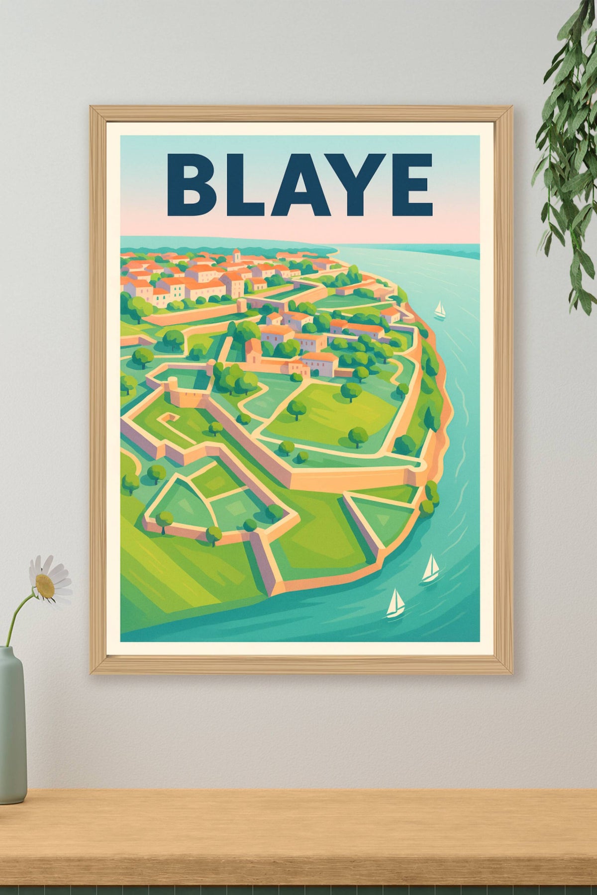 Affiche de Blaye - Évasion fortifiée au bord de l'estuaire
