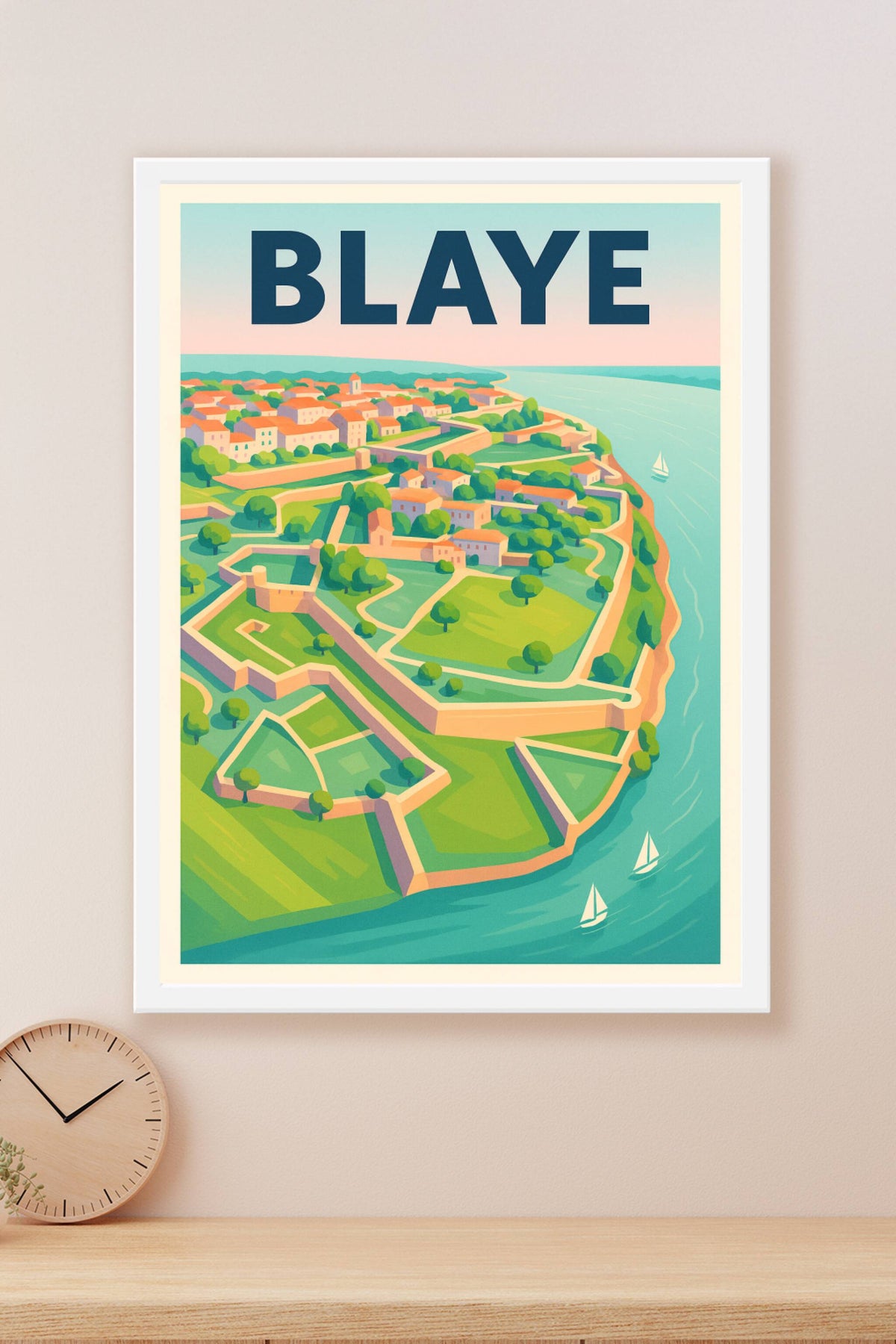 Affiche de Blaye - Évasion fortifiée au bord de l'estuaire