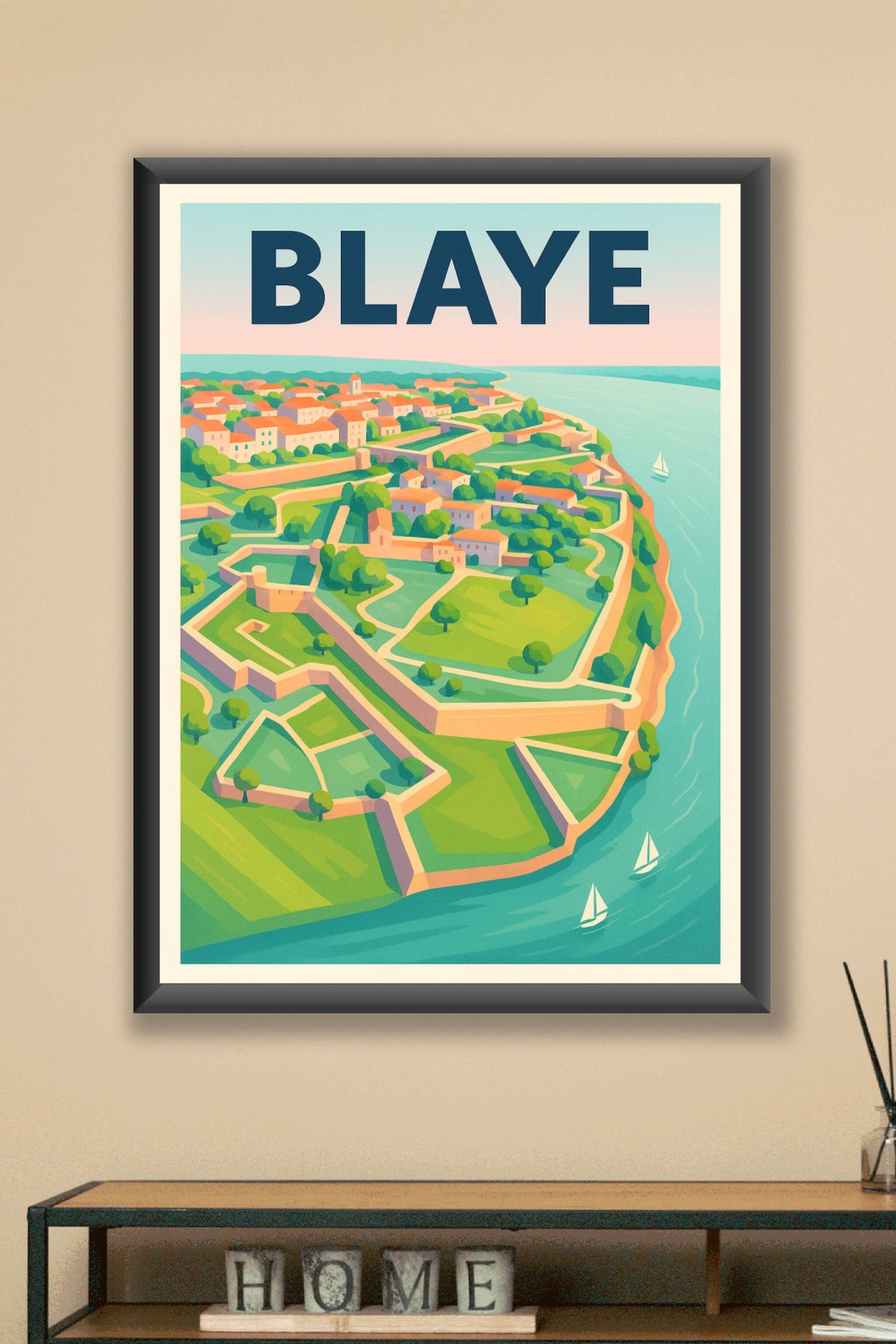 Affiche de Blaye - Évasion fortifiée au bord de l'estuaire