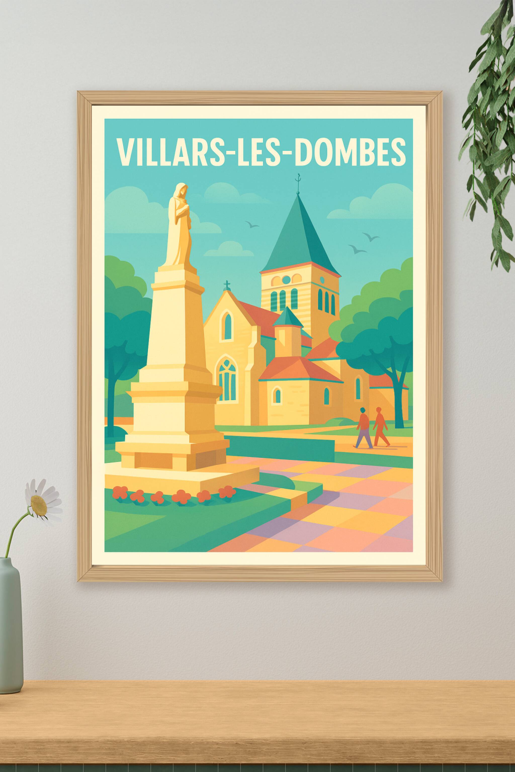 Affiche de Villars-les-Dombes - Charme et sérénité au cœur de la Dombes