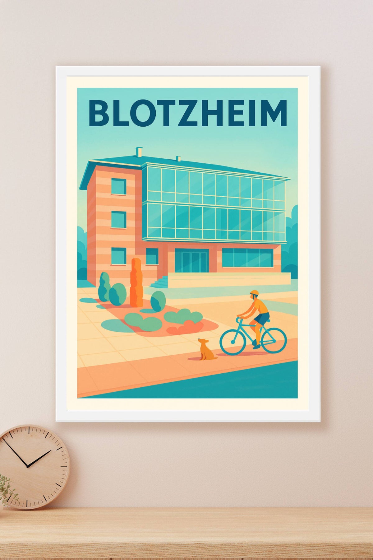 Affiche de Blotzheim - Un coin de sérénité moderne