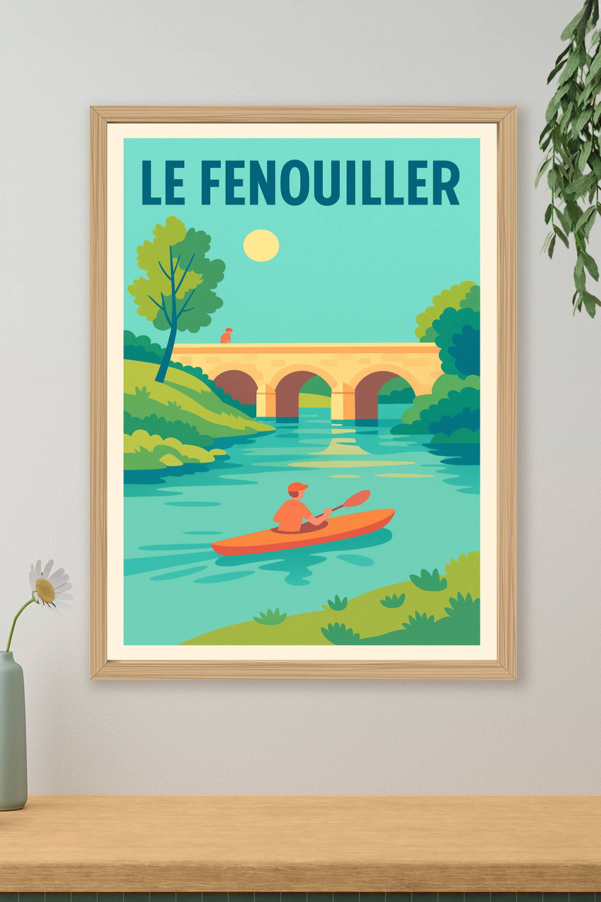 Affiche de Le Fenouiller - Sérénité entre nature et eau