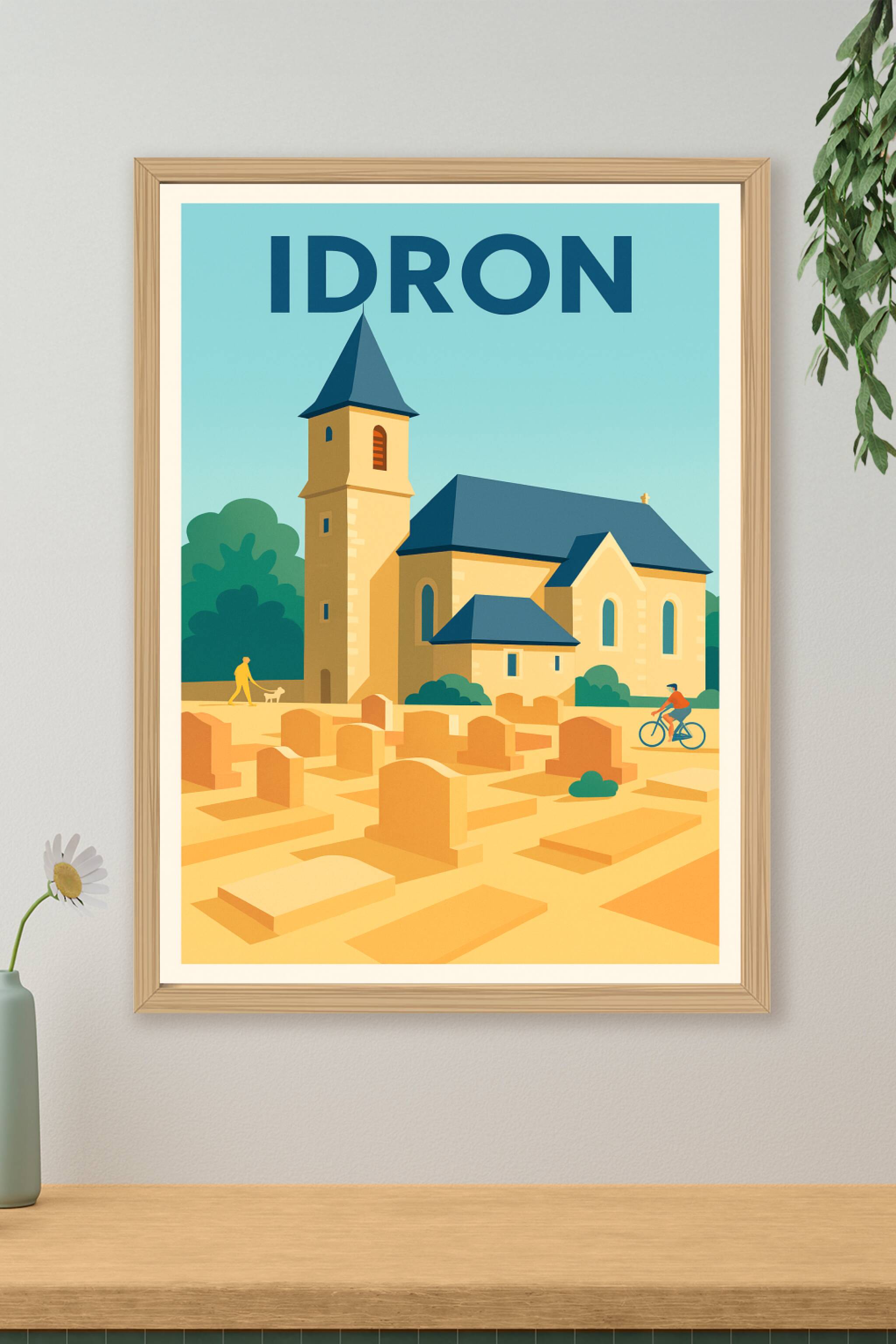 Affiche de Idron - Charme paisible et architectural