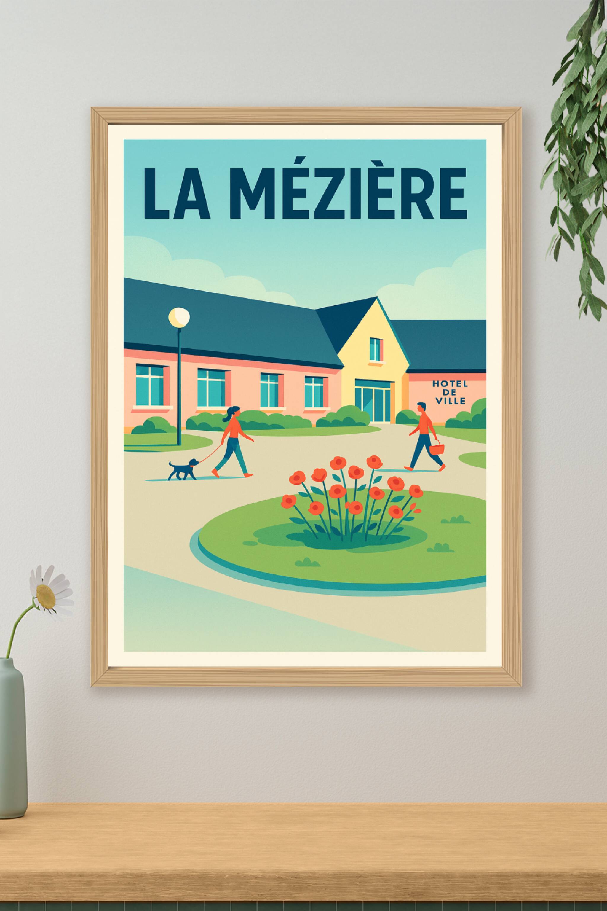 Affiche de La Mézière - Charme et sérénité au cœur de la ville