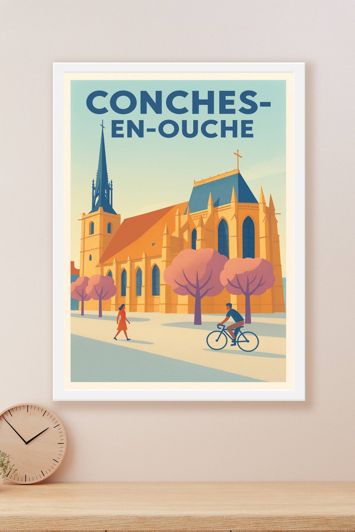 Affiche de Conches-en-Ouche - Élégance et patrimoine en lumière