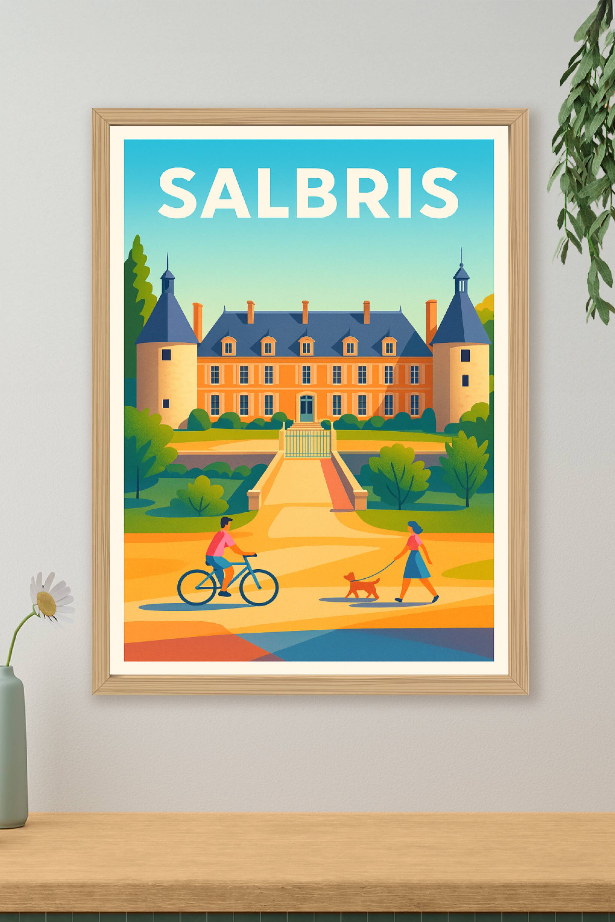 Affiche de Salbris - Un cadre de vie paisible et historique