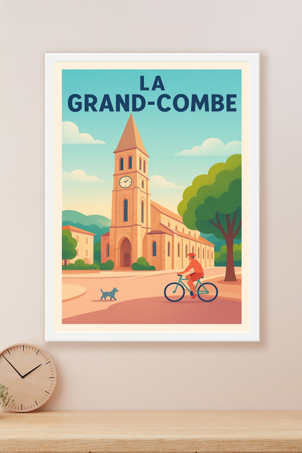 Affiche de La Grand-Combe - Charme pittoresque et douceur de vivre