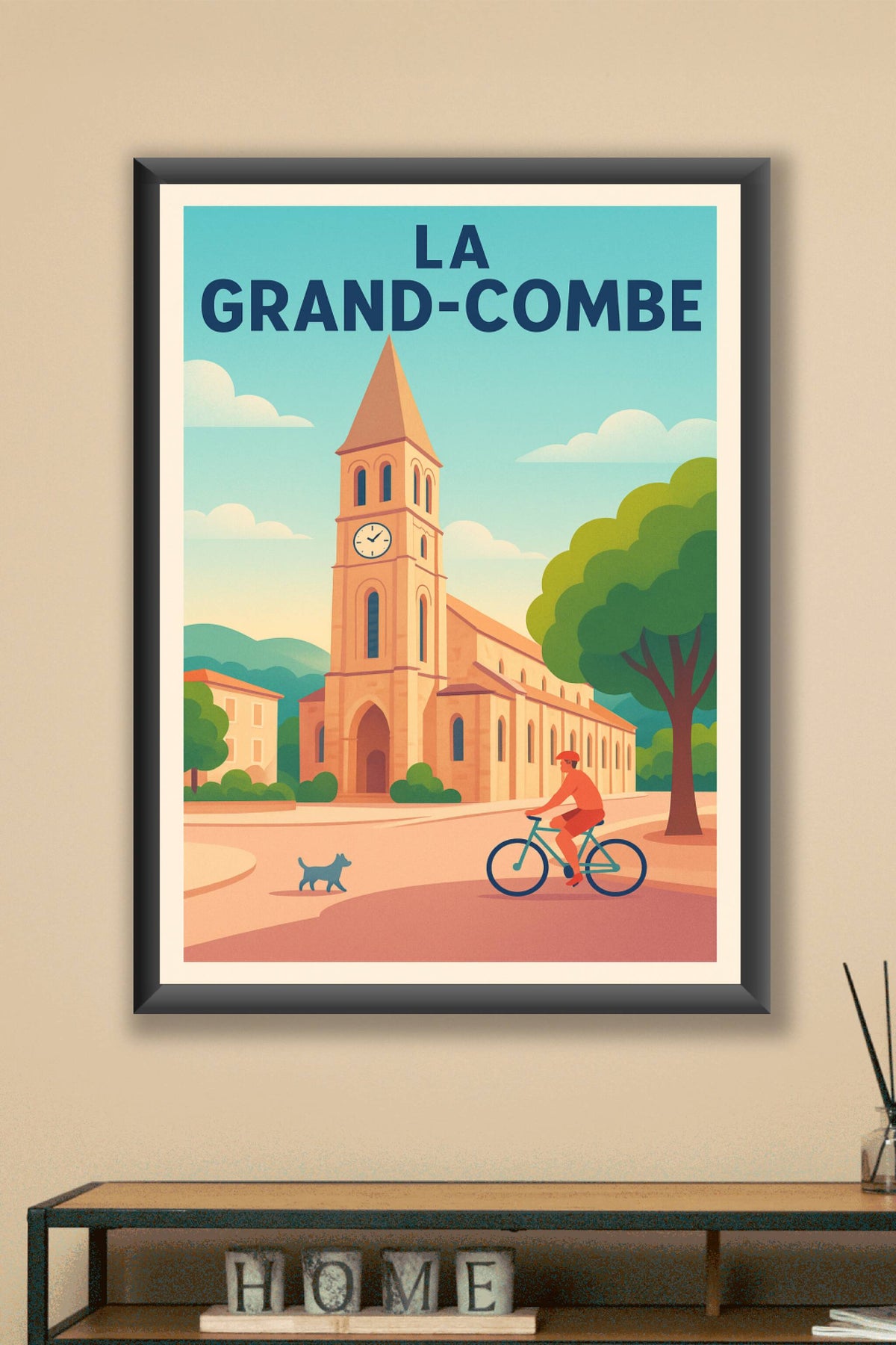 Affiche de La Grand-Combe - Charme pittoresque et douceur de vivre