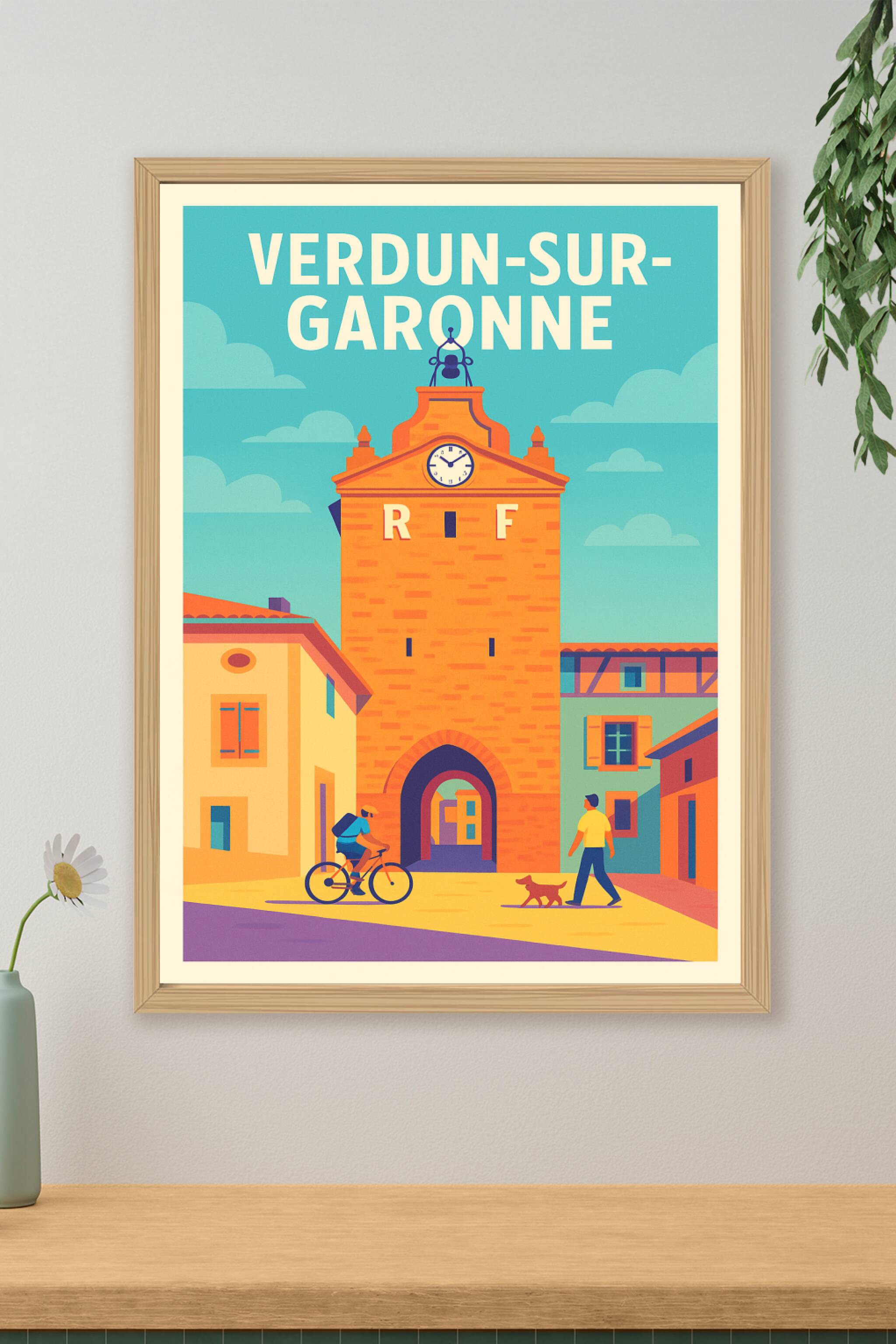 Affiche de Verdun-sur-Garonne - Entre histoire et douceur de vivre