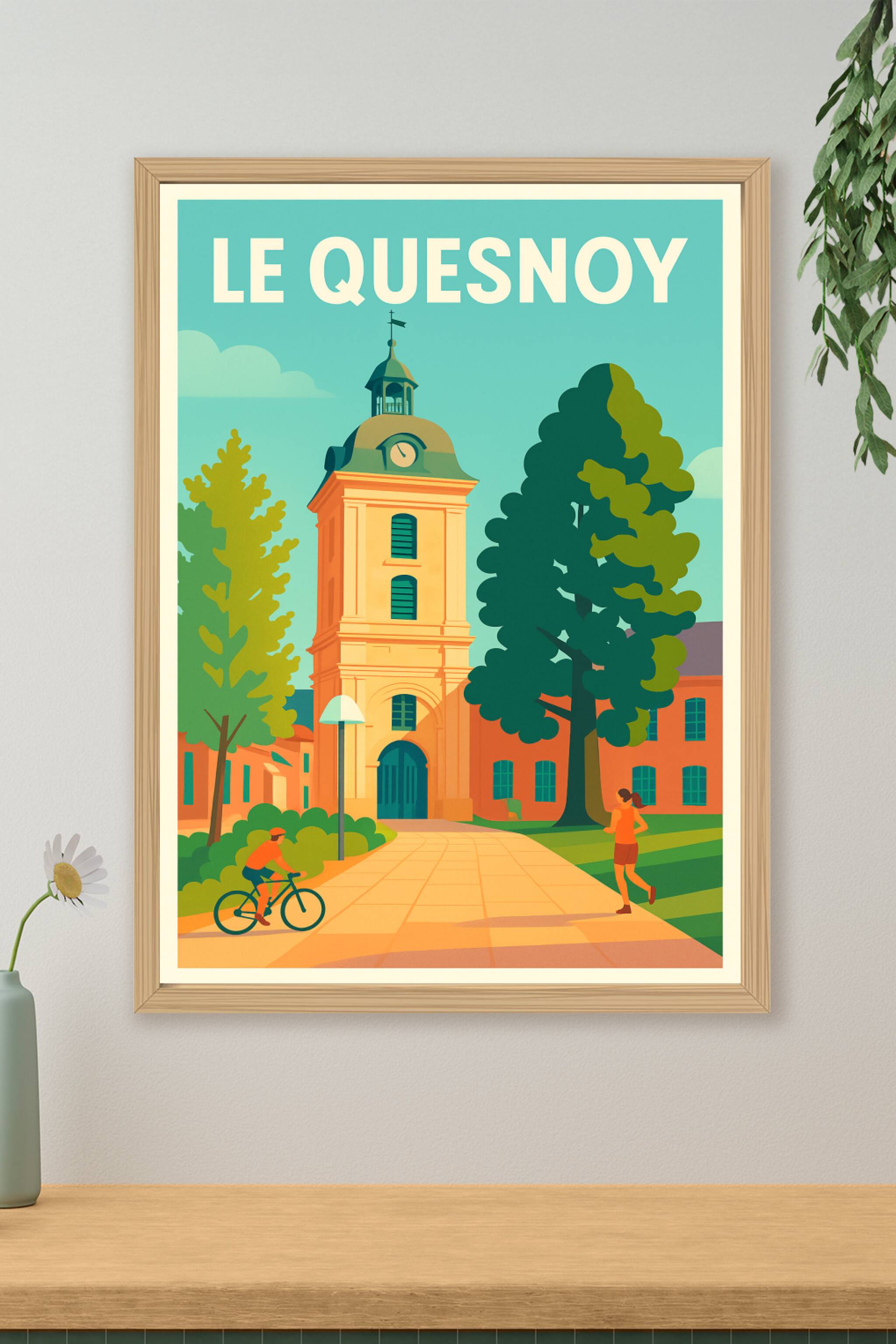 Affiche de Le Quesnoy - Charme historique et nature apaisante