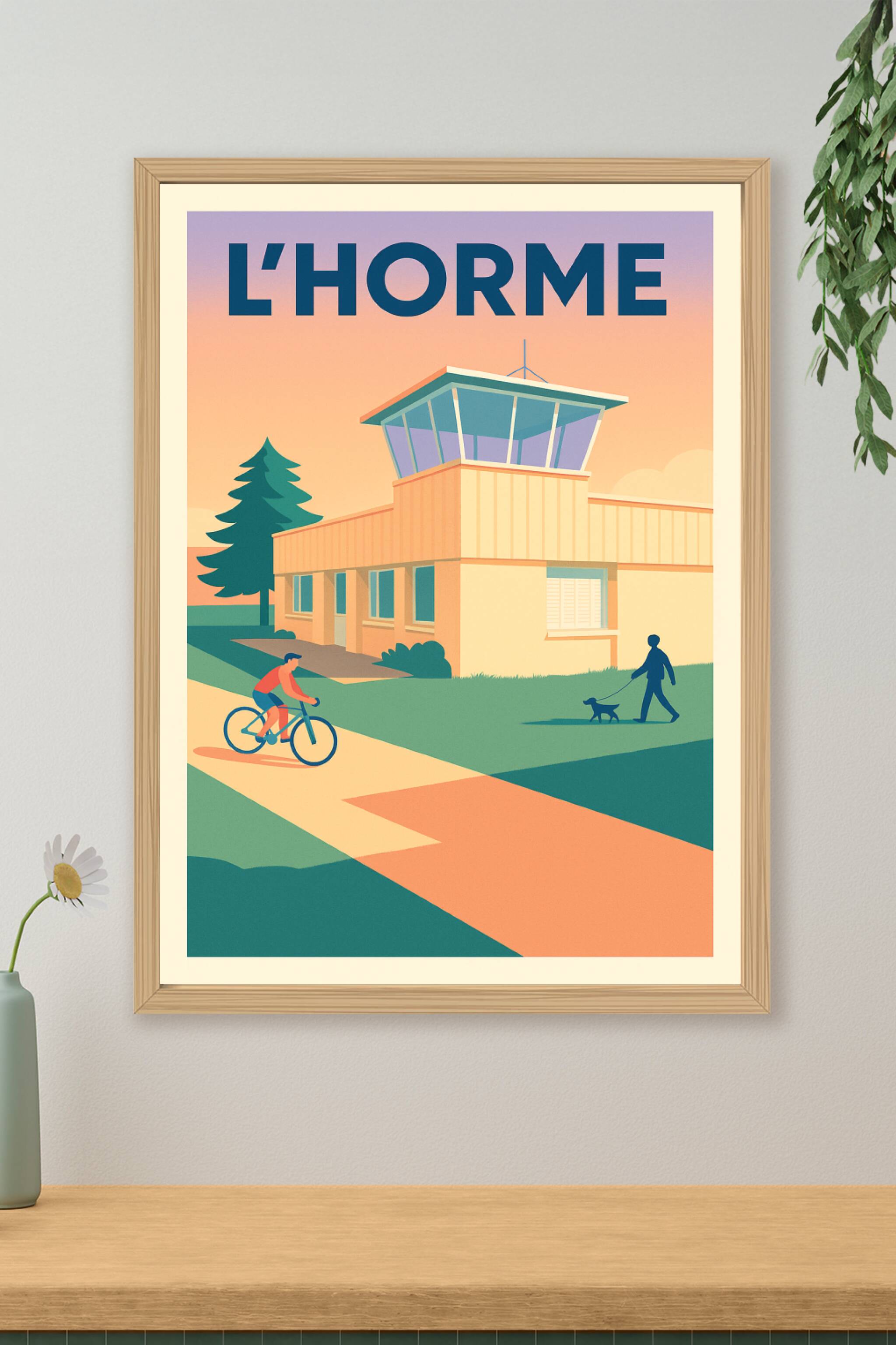 Affiche de L'Horme - Un havre de tranquillité au lever du jour
