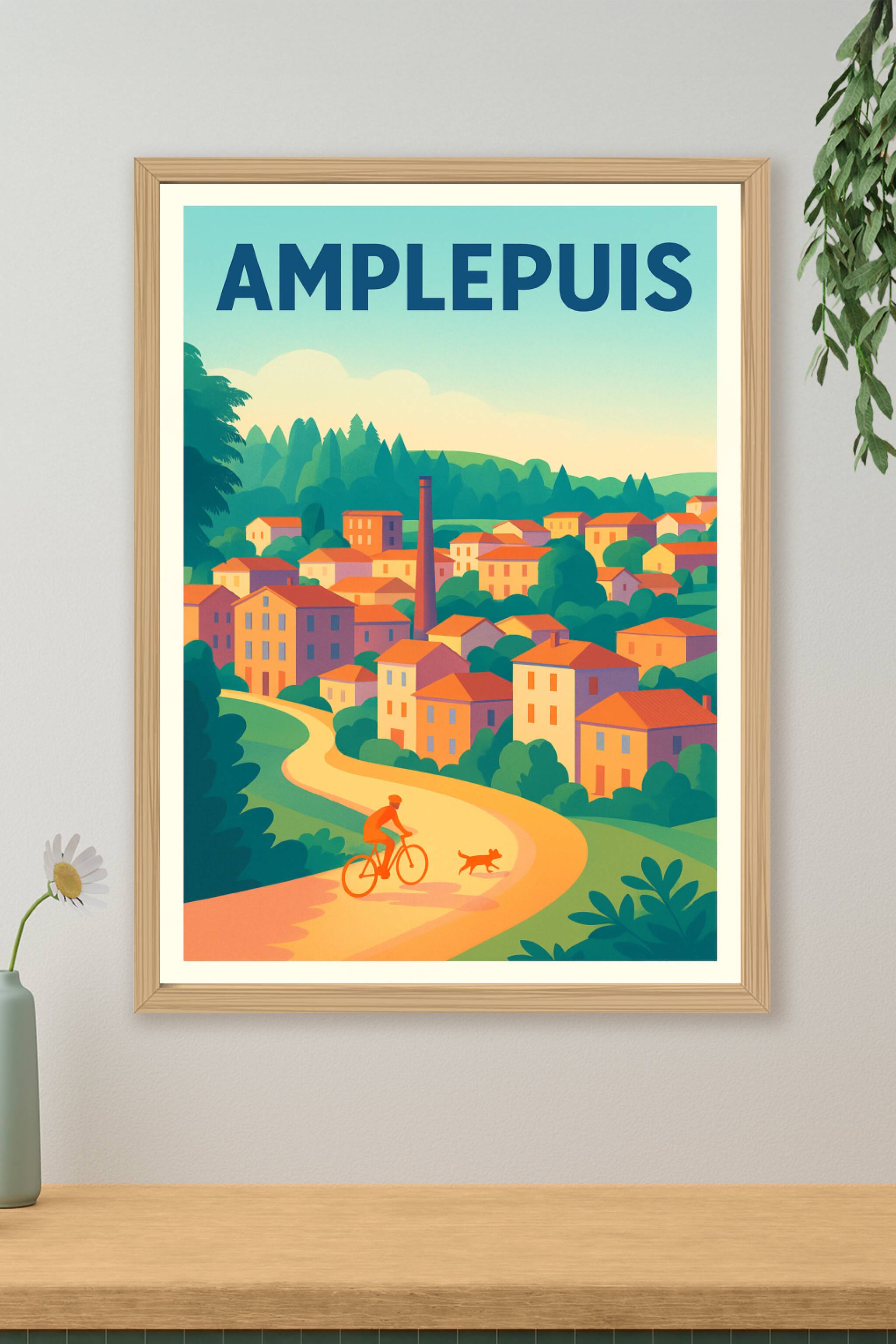 Affiche de Amplepuis - L'escapade paisible au cœur de la nature
