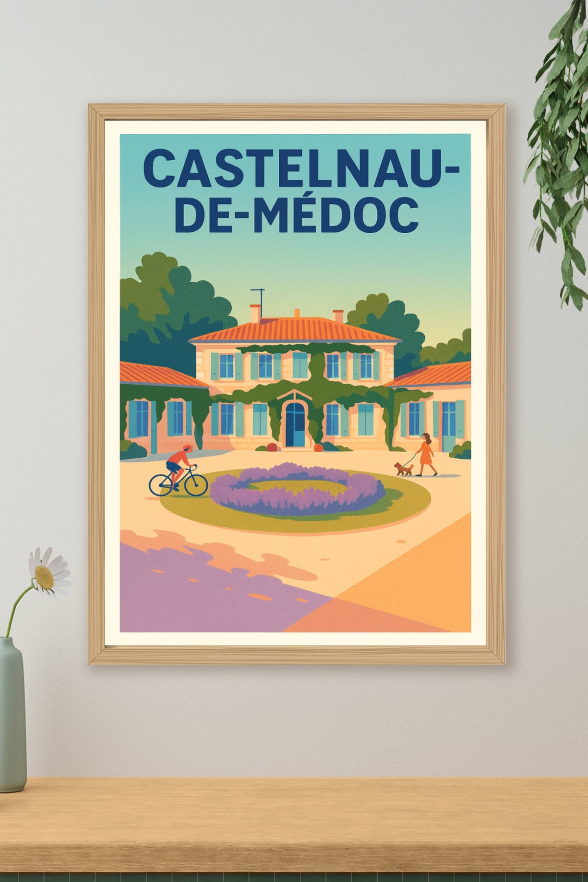 Affiche de Castelnau-de-Médoc - Charme et sérénité au cœur du Médoc