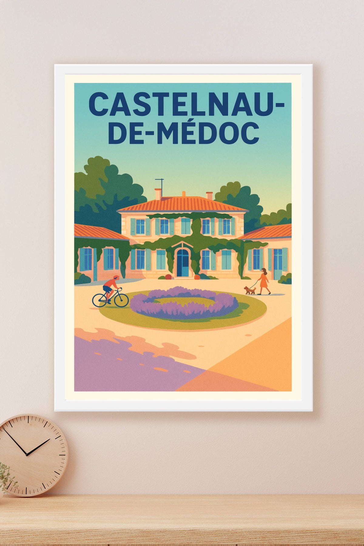 Affiche de Castelnau-de-Médoc - Charme et sérénité au cœur du Médoc