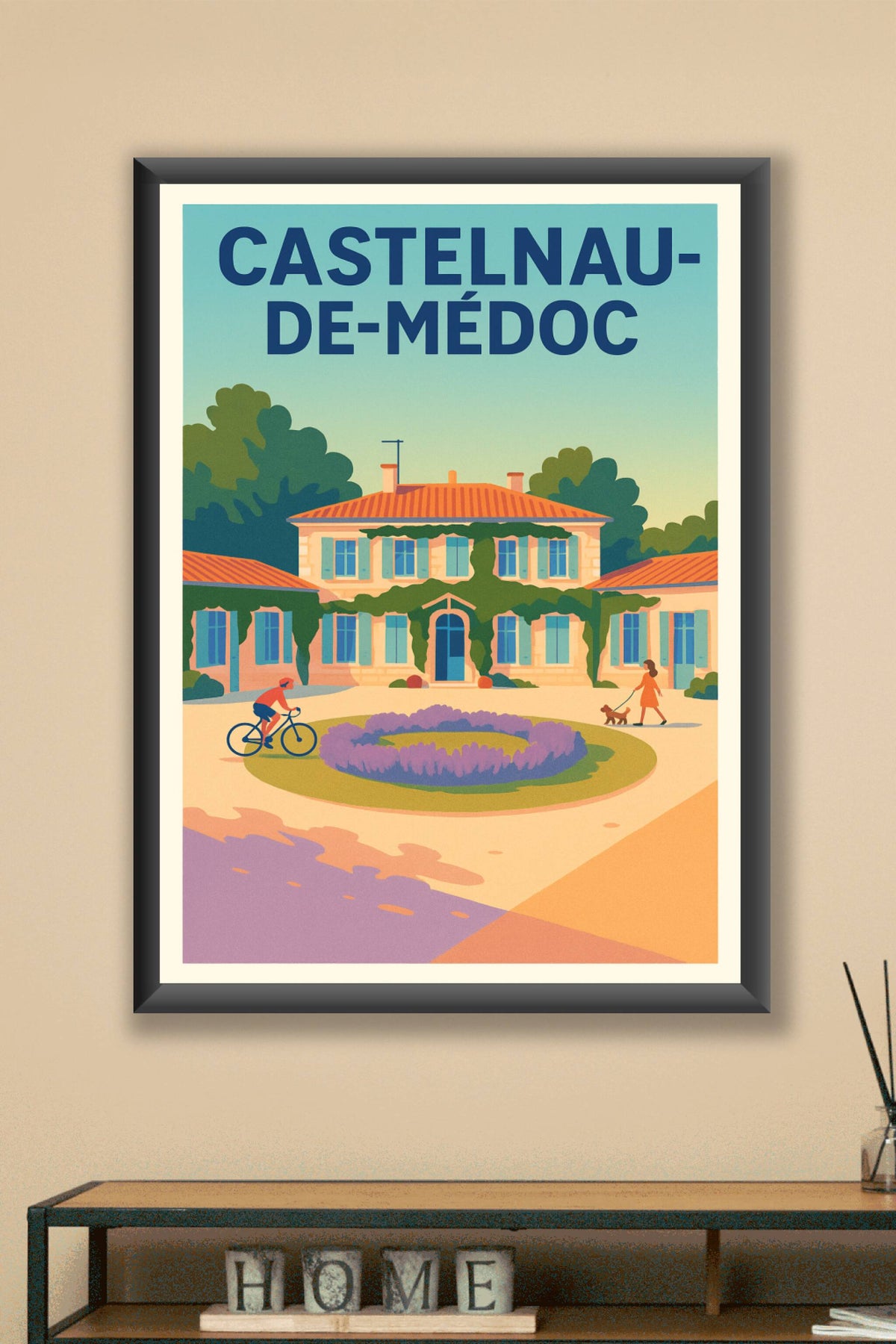 Affiche de Castelnau-de-Médoc - Charme et sérénité au cœur du Médoc