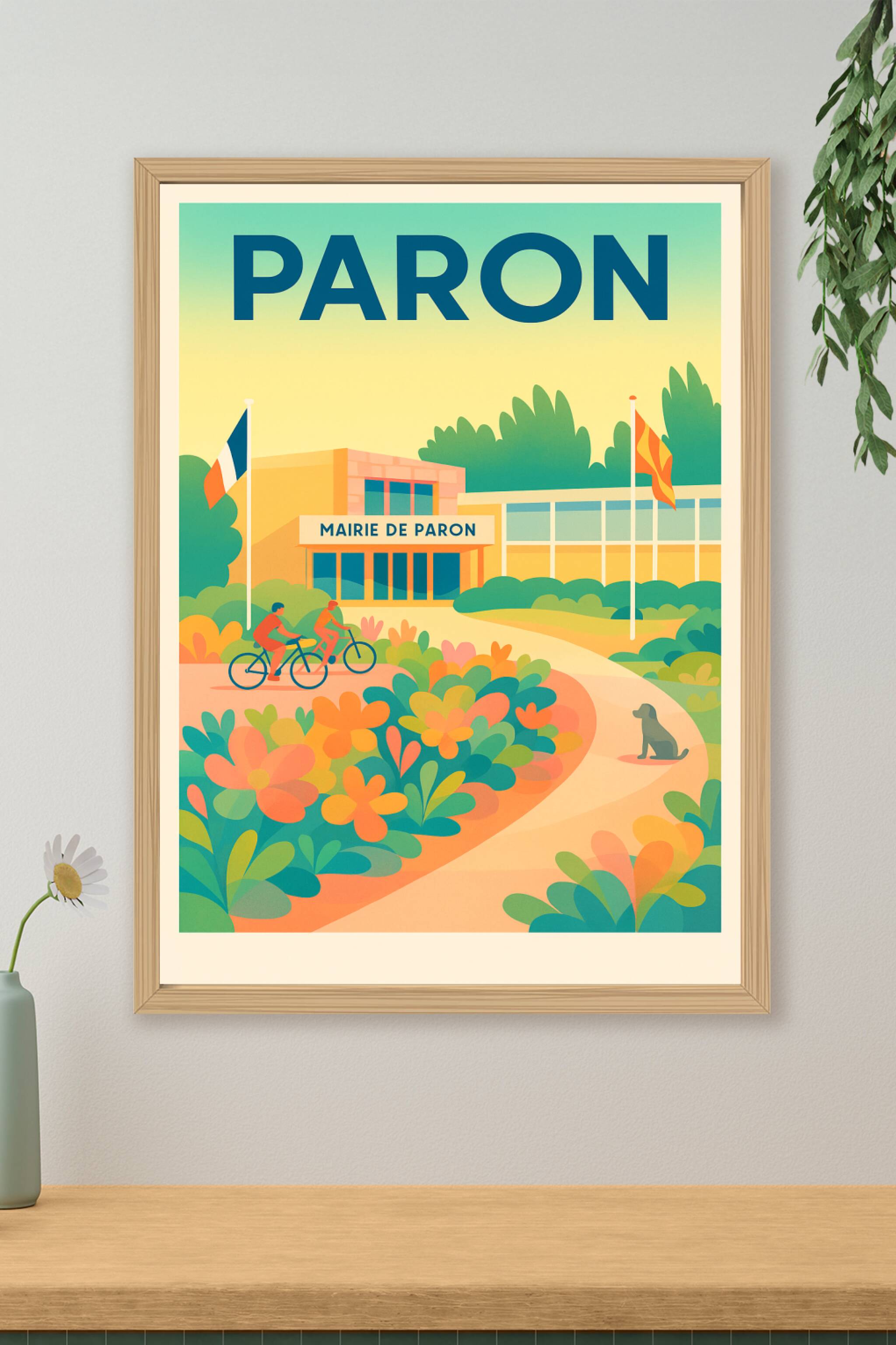 Affiche de Paron - Charme et douceur au cœur de la ville