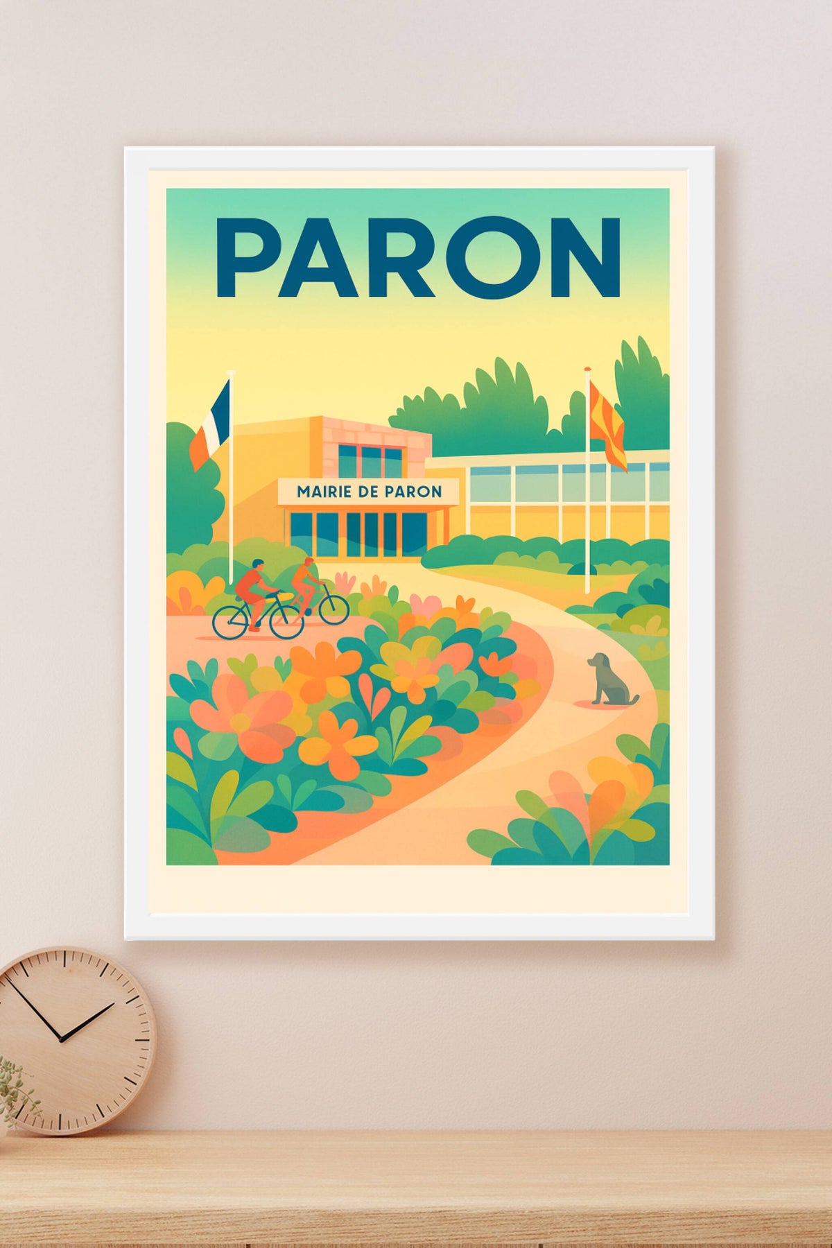 Affiche de Paron - Charme et douceur au cœur de la ville