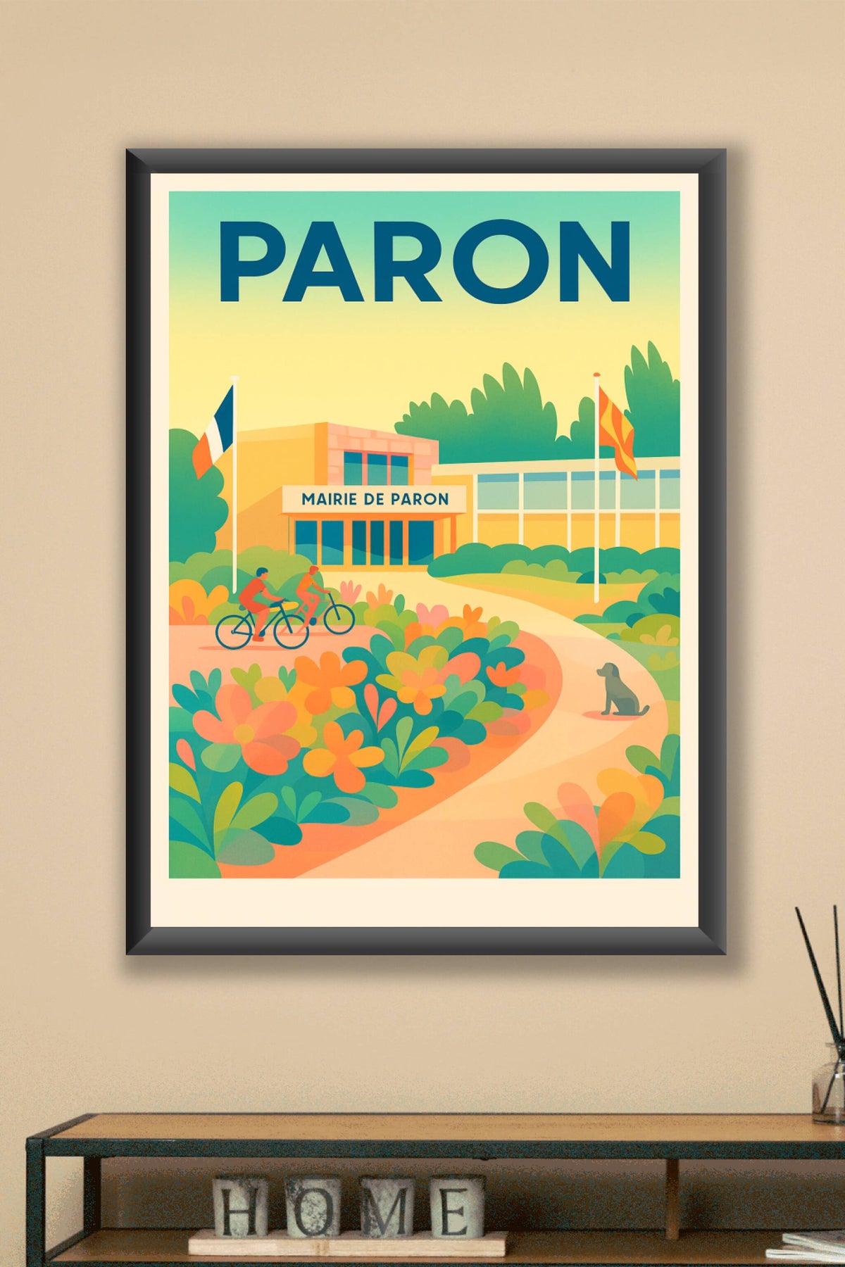 Affiche de Paron - Charme et douceur au cœur de la ville